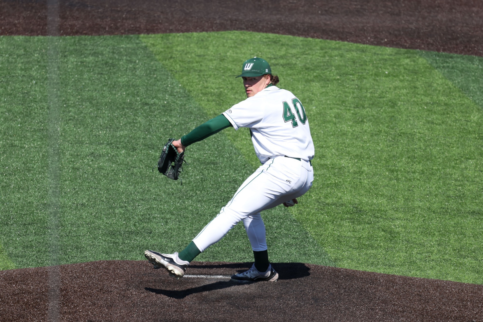 William Grayson pitches against Norfolk State 4/12/26