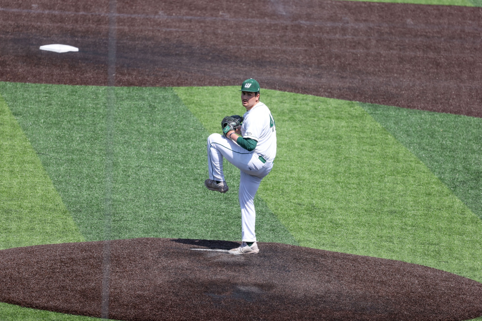 Justin Roitman pitches against Norfolk State