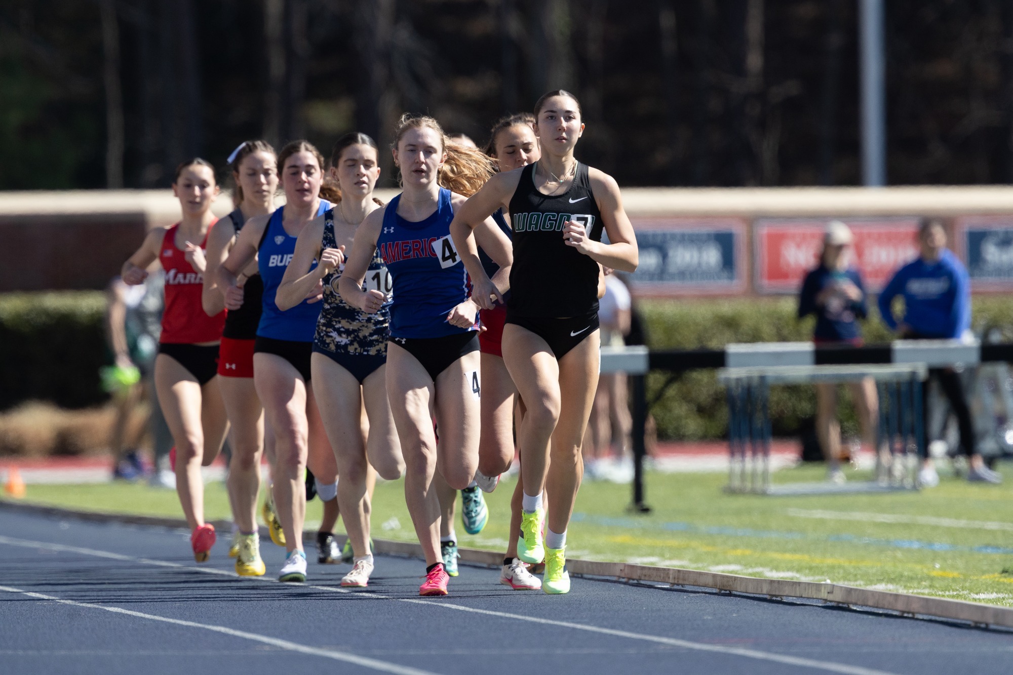 Magui Calvo-Jorge runs at the Fred Hardy Invitational 