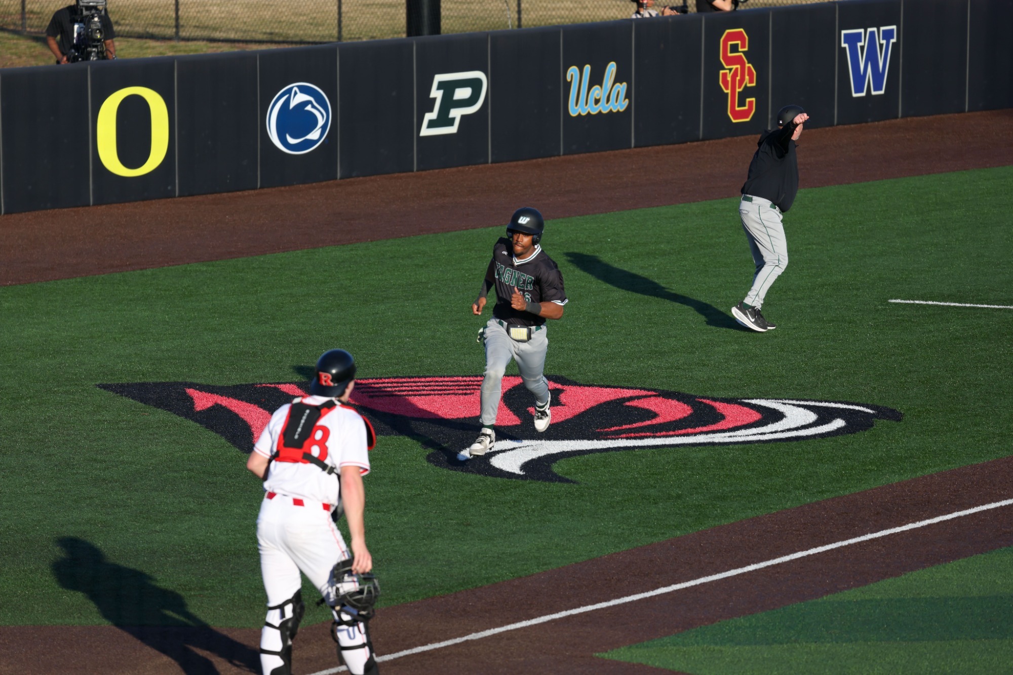 Josiah Ross scores from third at Rutgers