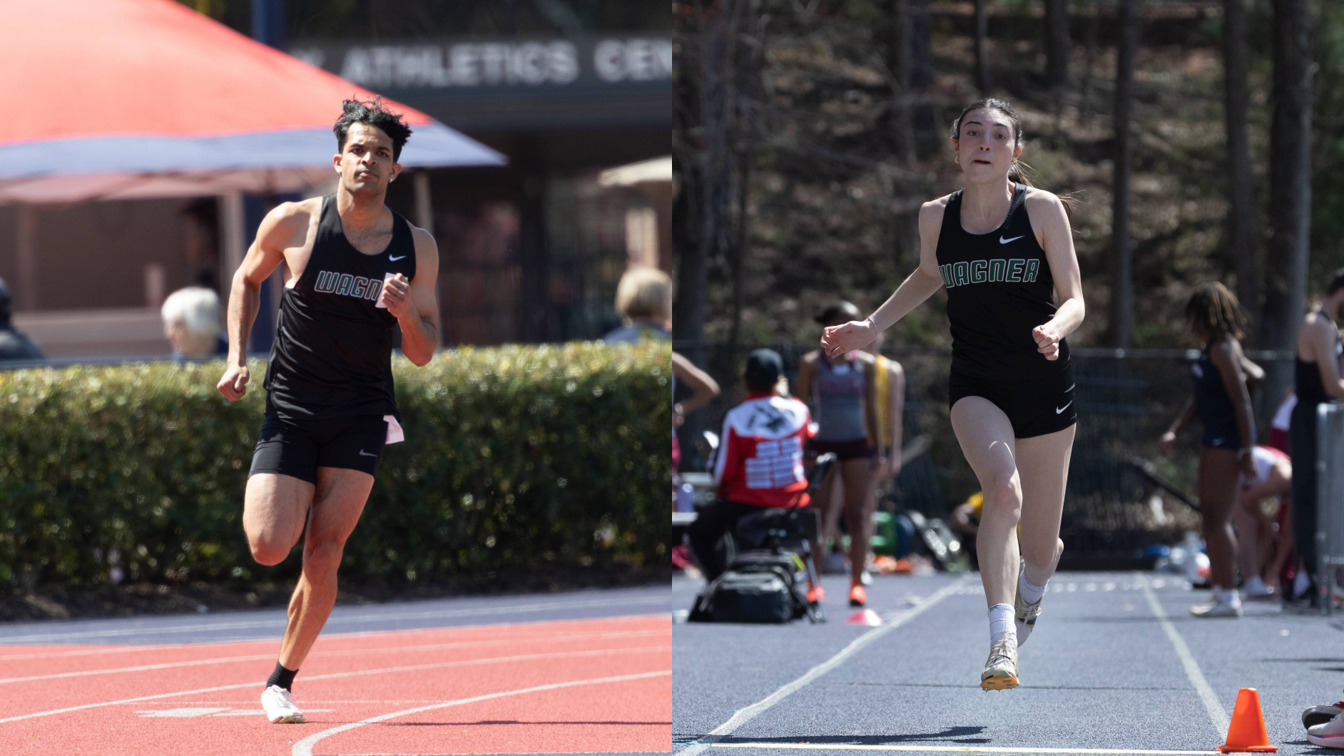 Arjanvir Singh and Madison Maxwell at the Fred Hardy Invitational