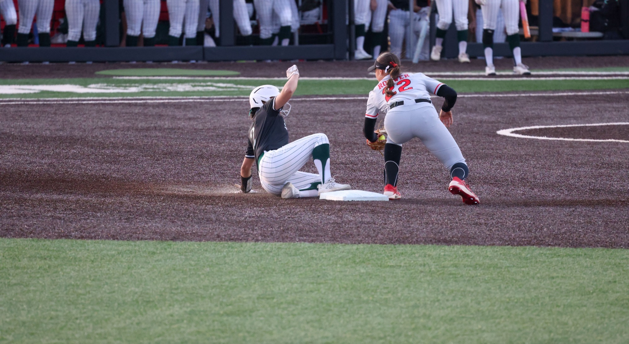 Leilani Gonzales Slides in Safely