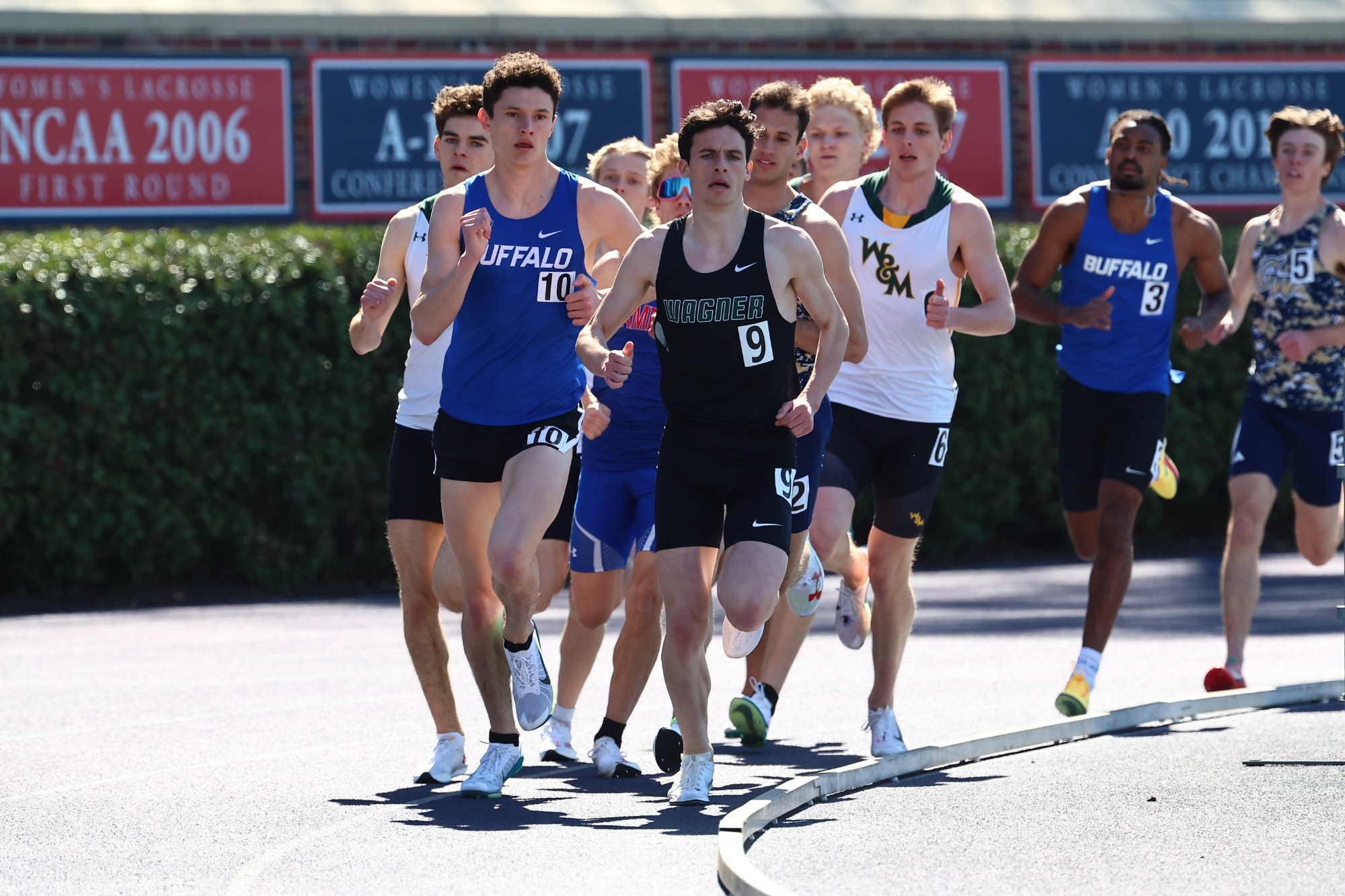 Florian Hinry leads the pack at the Fred Hardy Invite