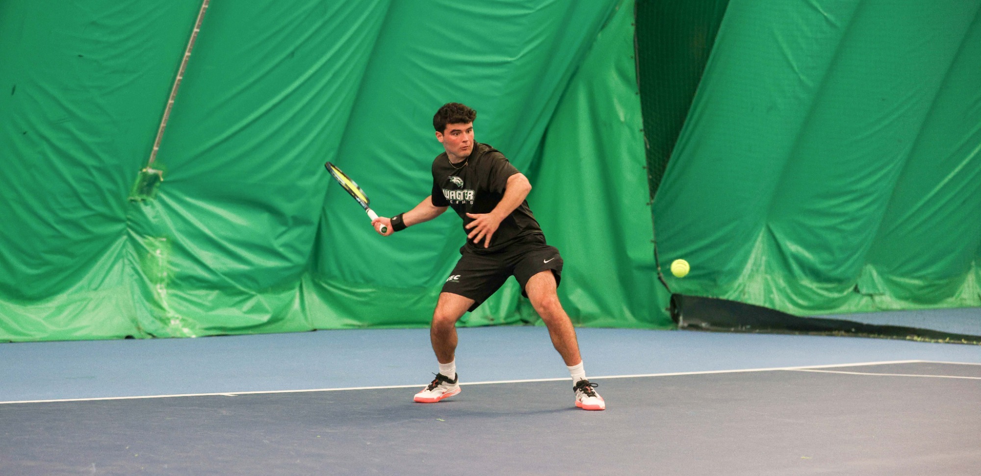 Pablo taking a swing