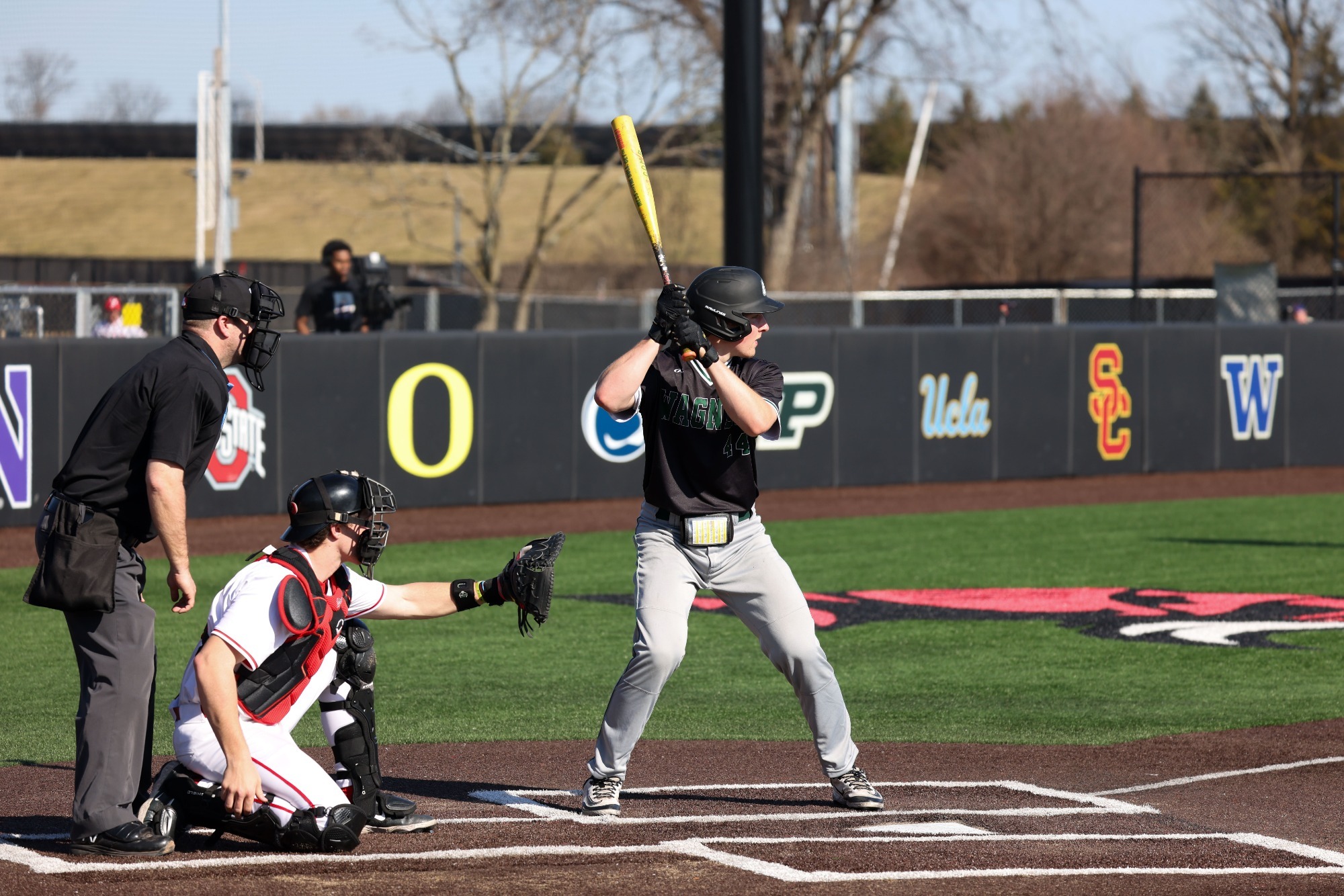 Brendan McLoughlin bats at Rutgers