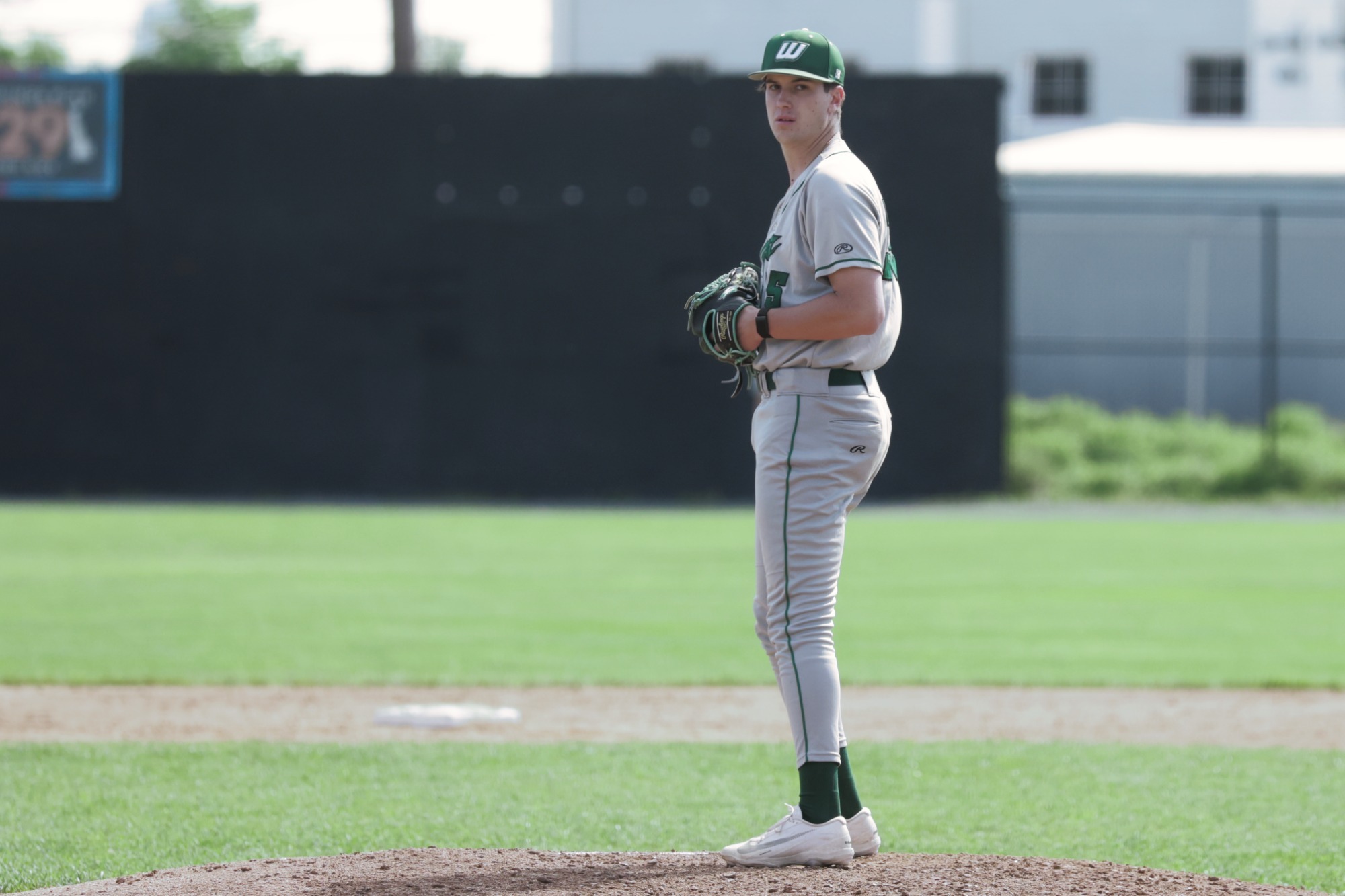 Colin Trizuto pitches against Delaware State 5/1/26