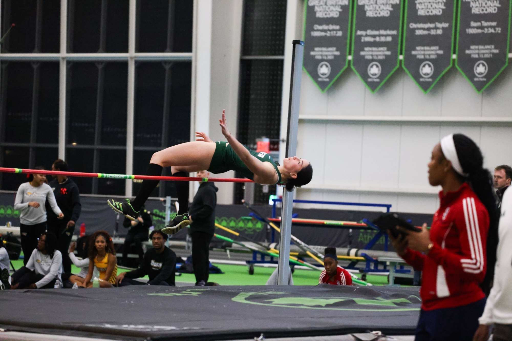 Elisa Parazzi competes at the Seahawk Shootout 12/12/15