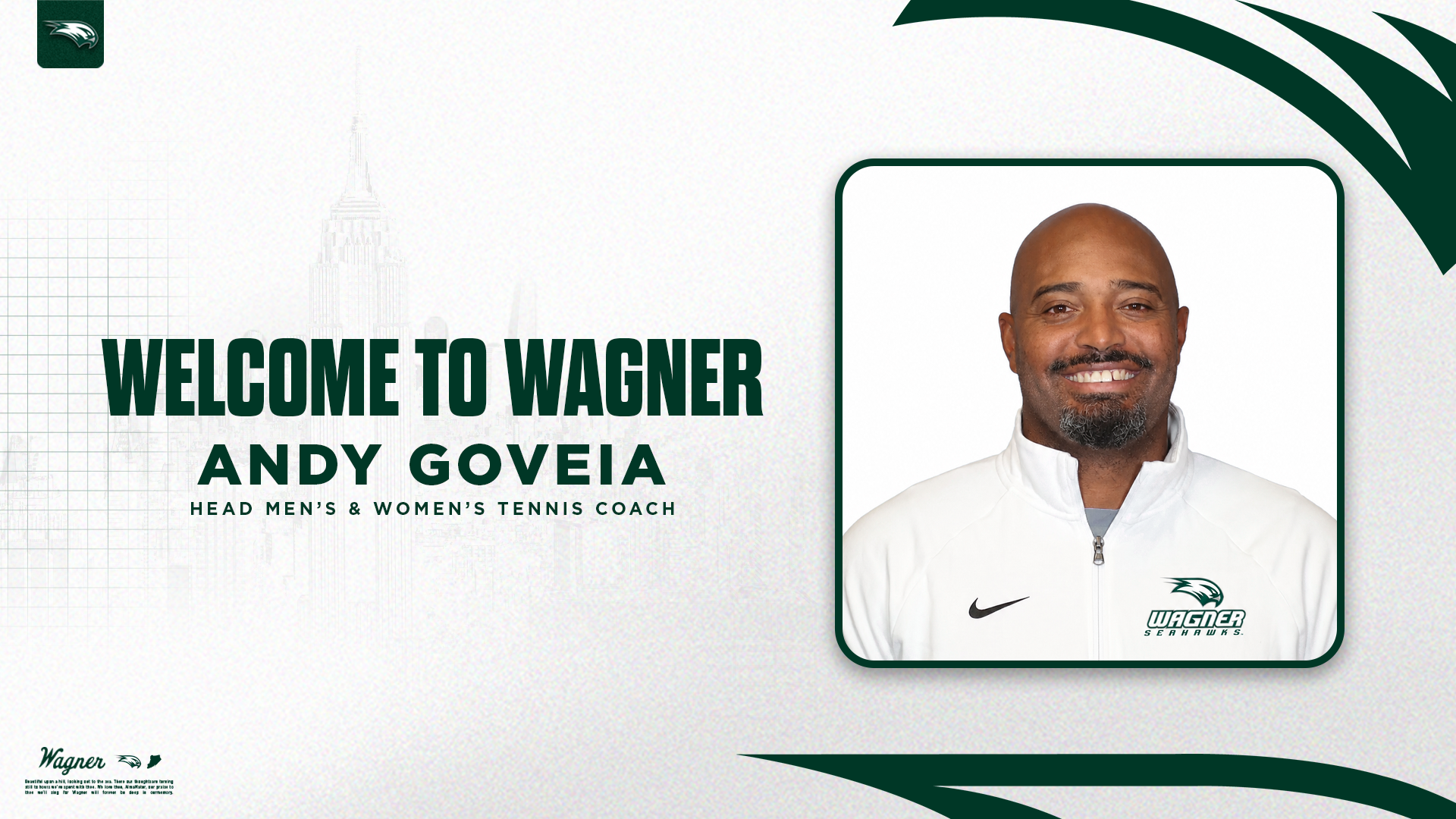 Andy Goveia Welcome