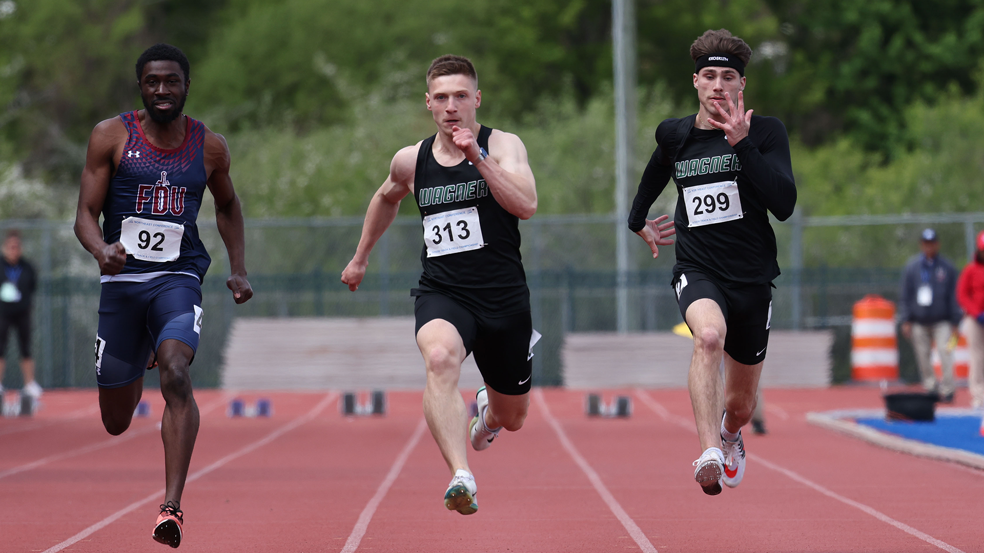 Alex Taddeo, Jack Mason at the 2026 NEC Outdoor Championship