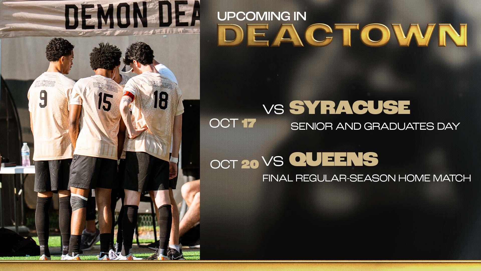 MSOC25 Upcoming in Deactown (Oct.17 - Oct. 31)