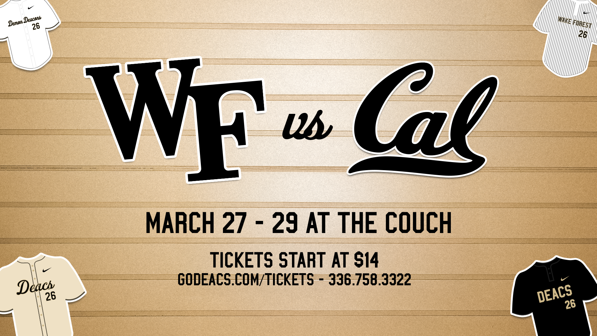 Wake Forest Baseball vs Cal