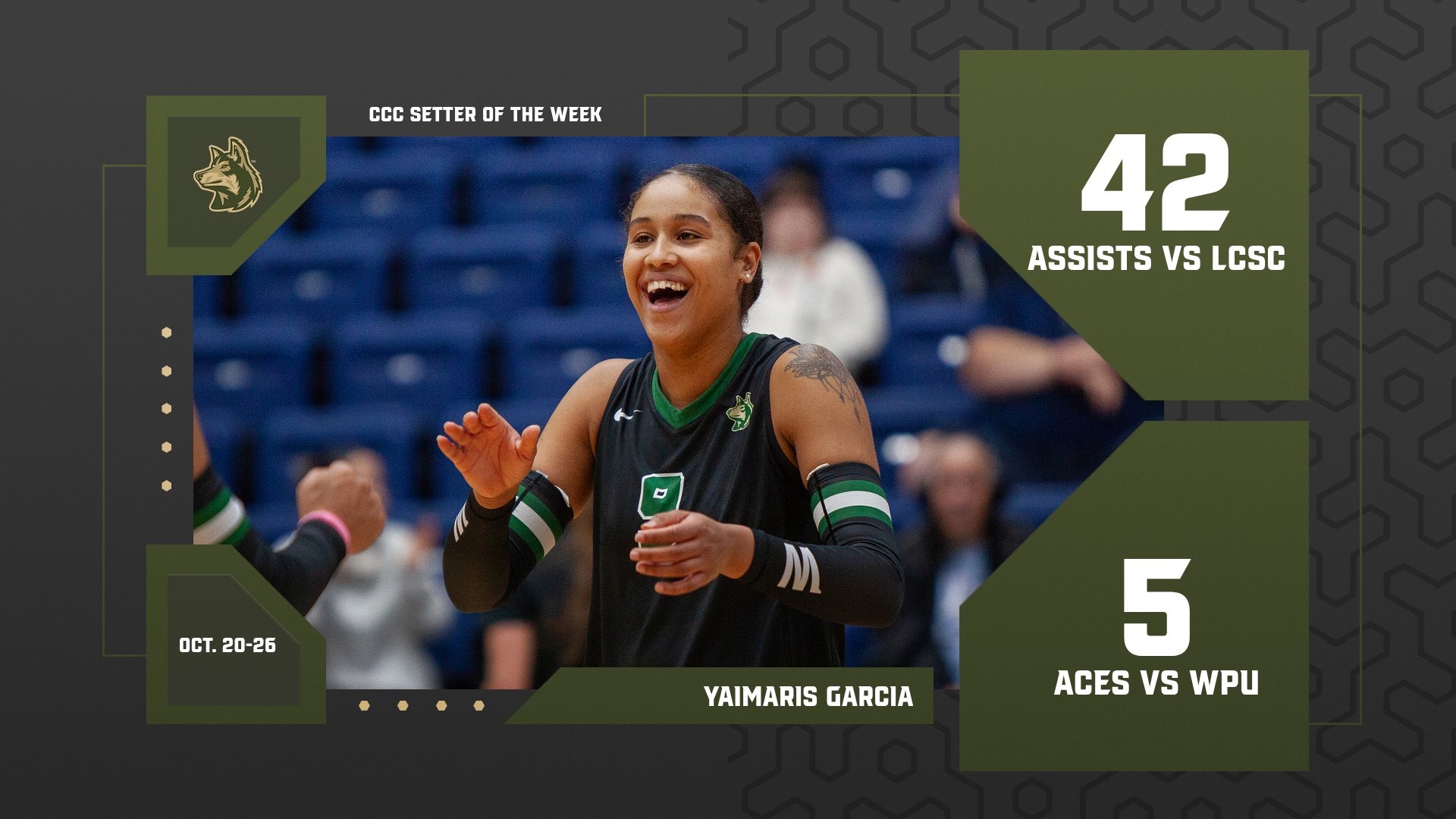 Garcia named CCC player of the week