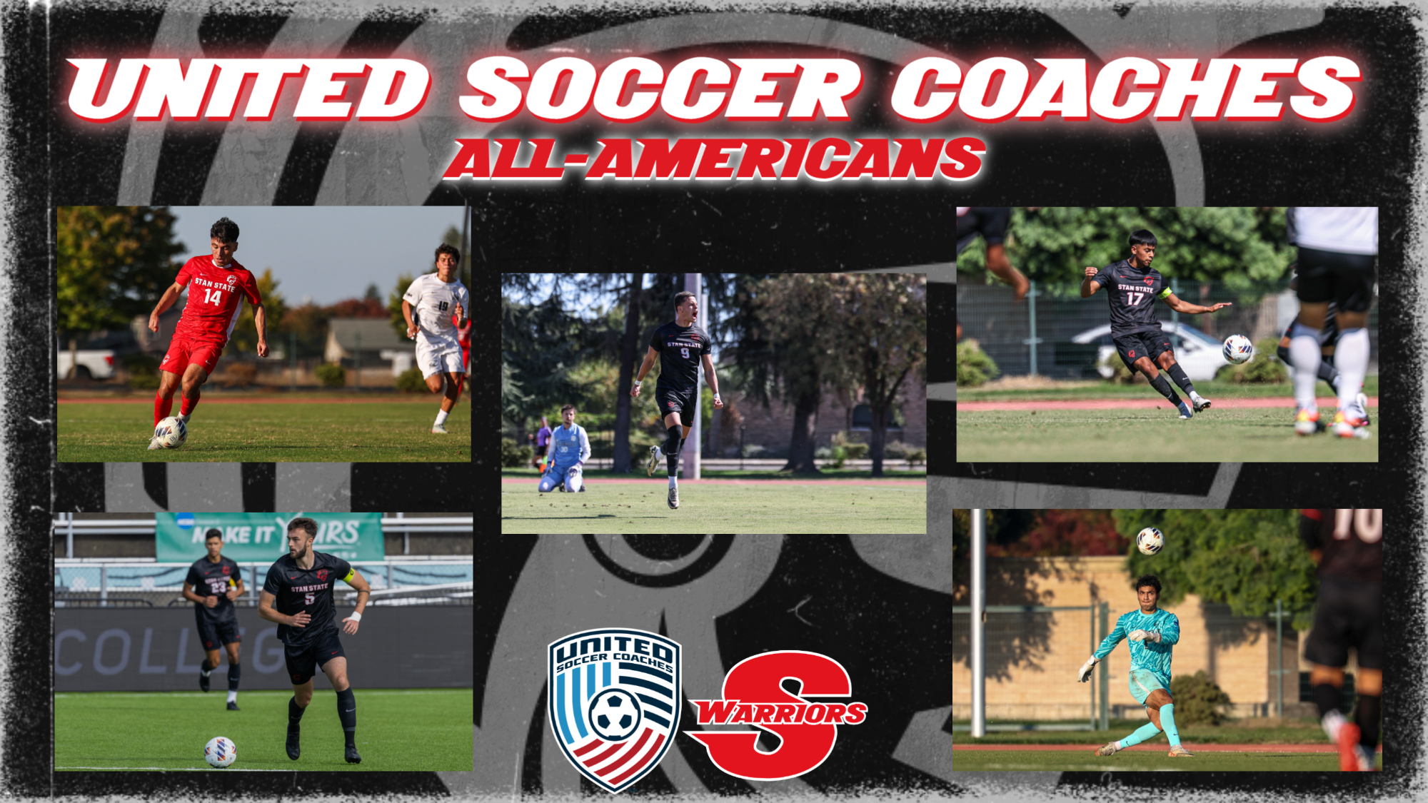 Five Warriors Named to United Soccer Coaches All-American Team
