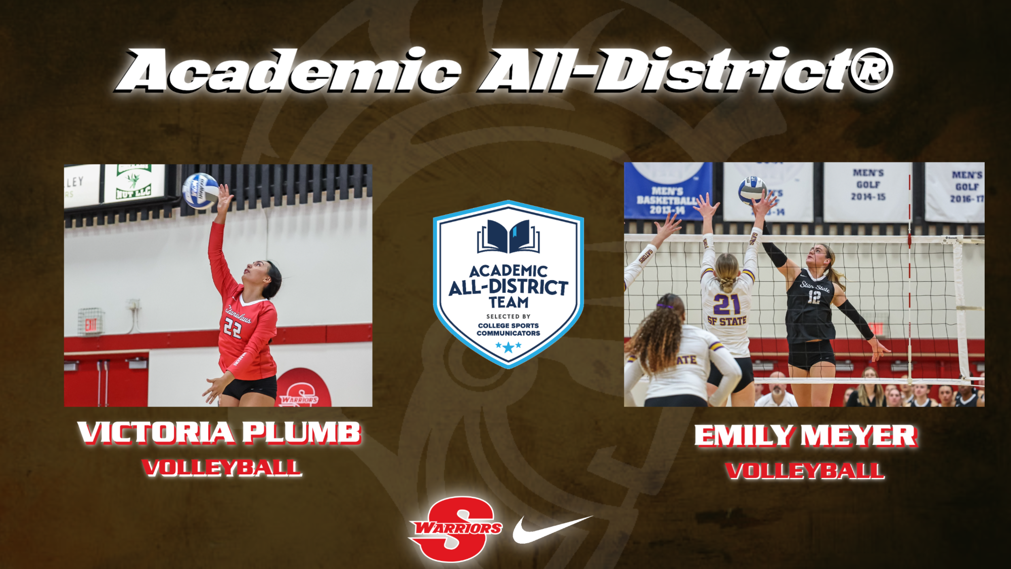 Academic All-District Volleyball