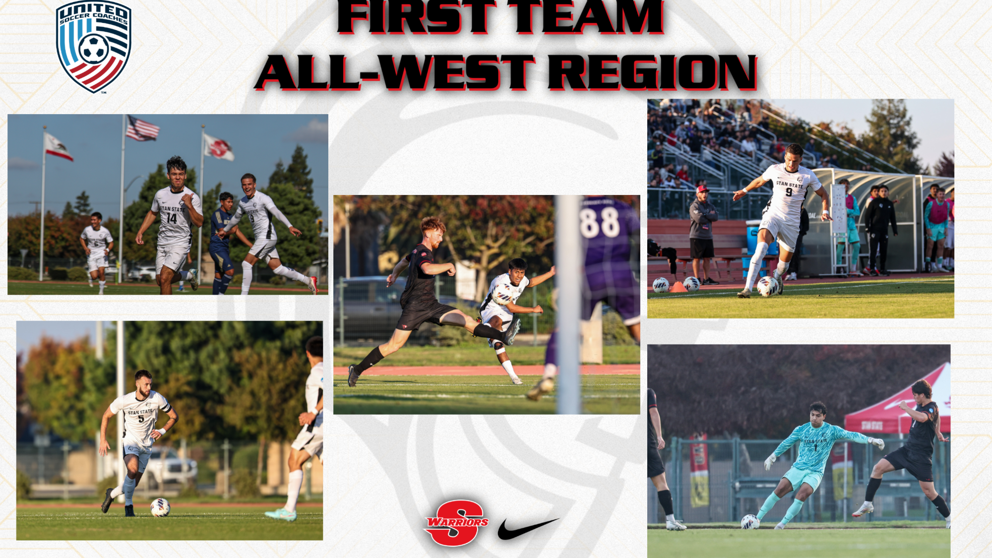 Five Named to All-West Region Team