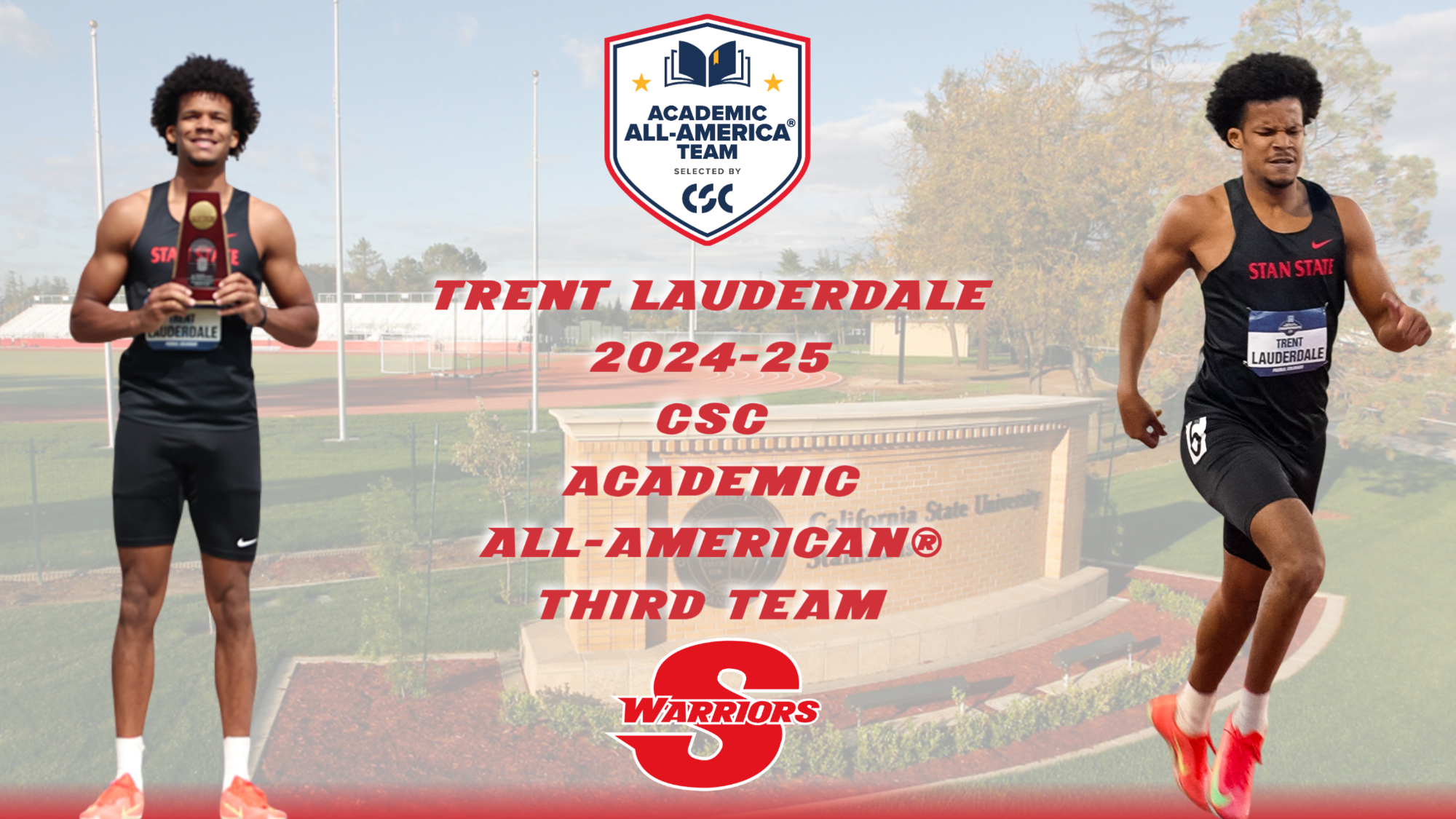 Trent Lauderdale Academic All-America