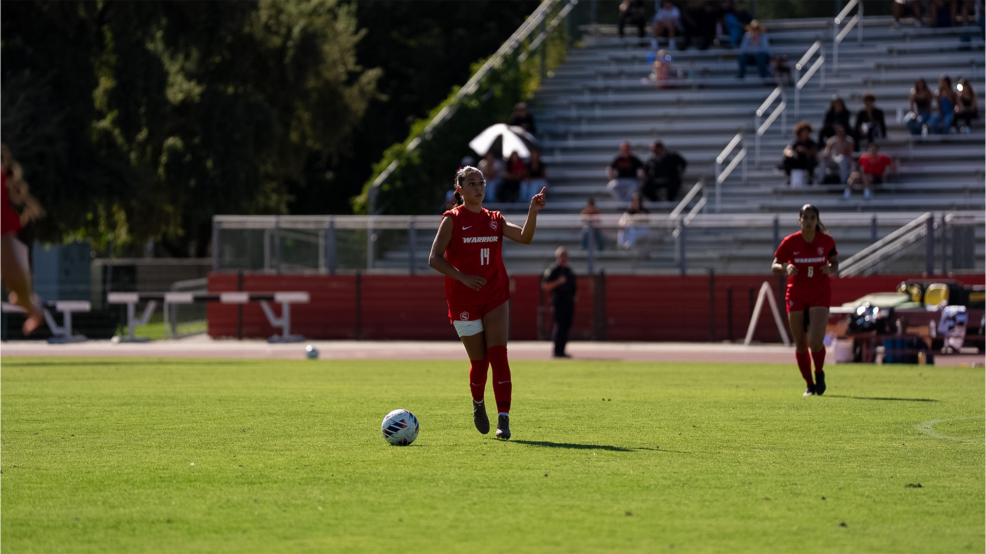action shot of Karissa Franco