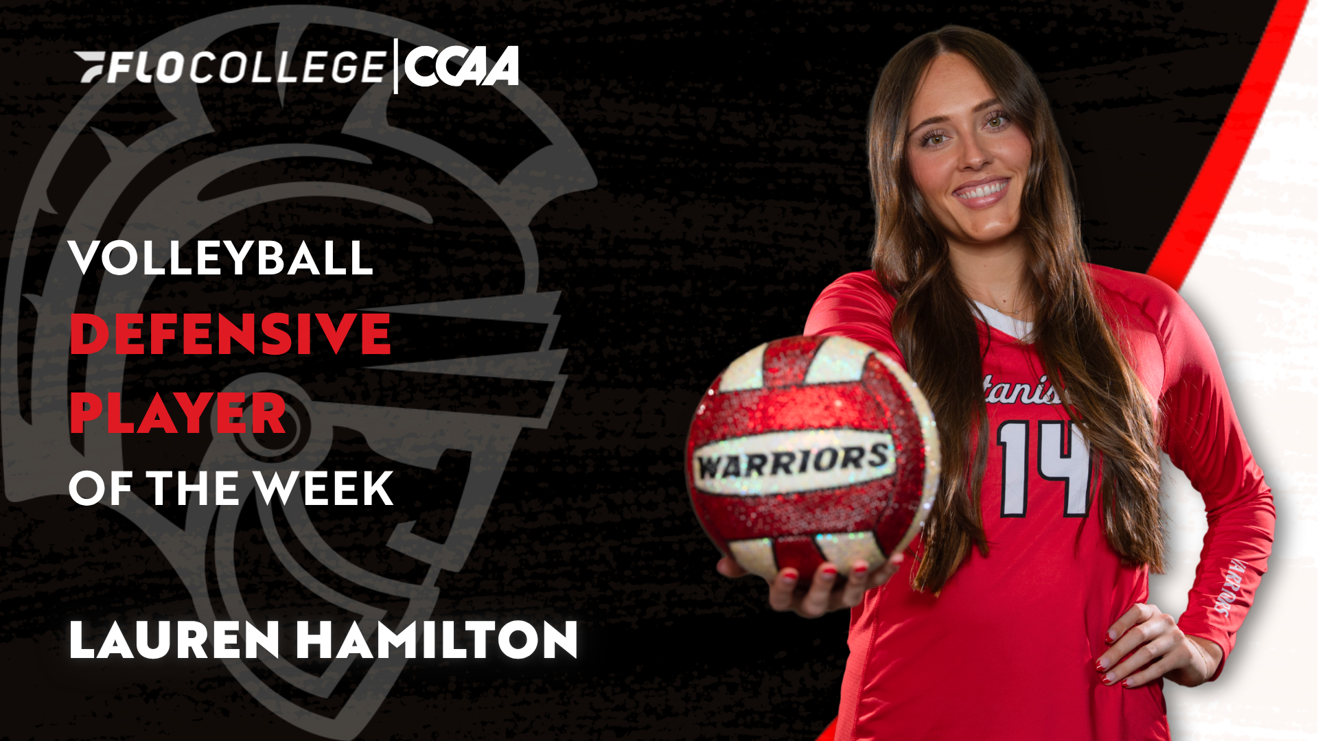 photo of Lauren Hamilton FloCollege/CCAA Defensive Player of the Week