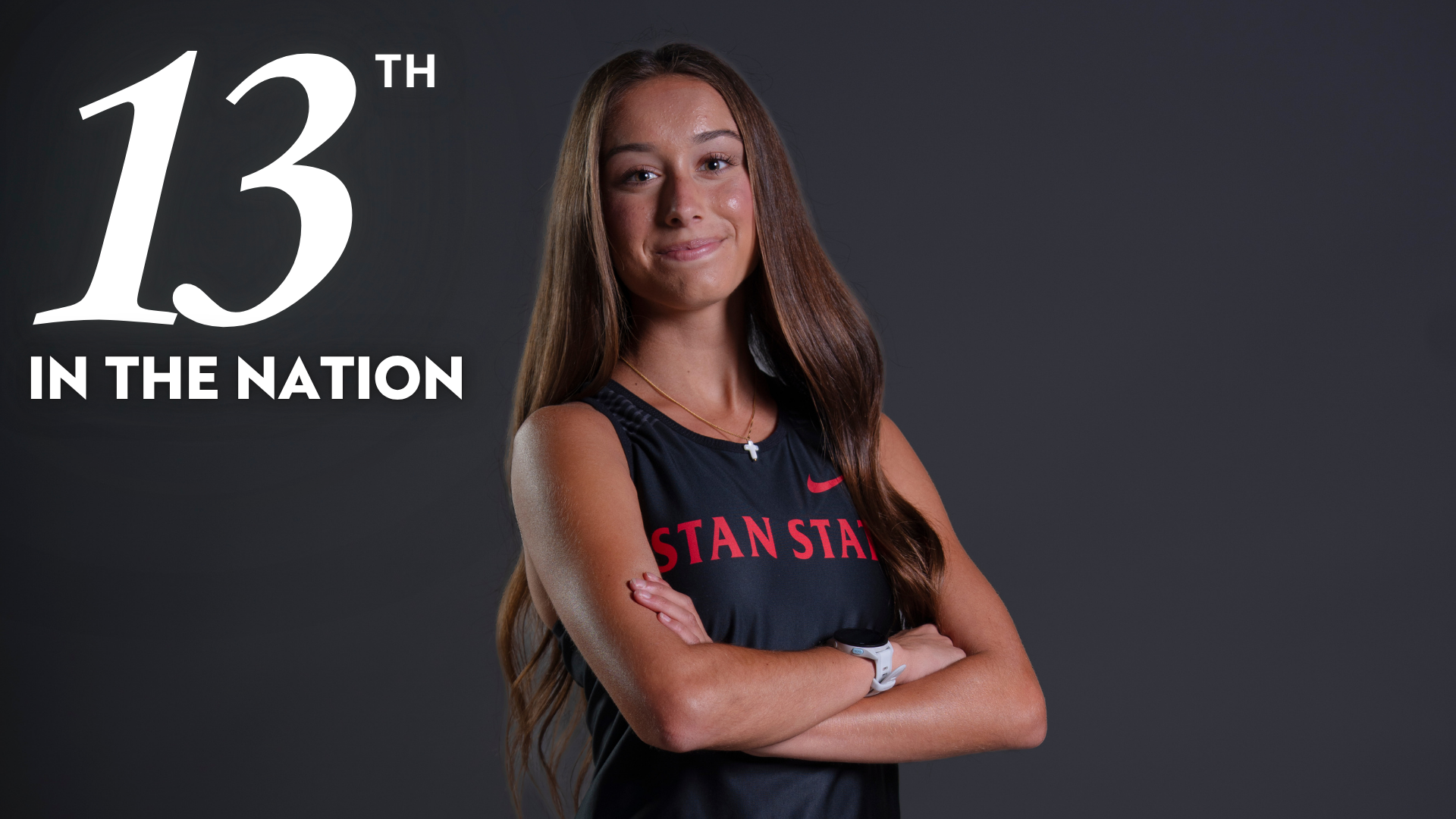 photo of Stevie Holquin and Women's Cross Country 13th in the nation