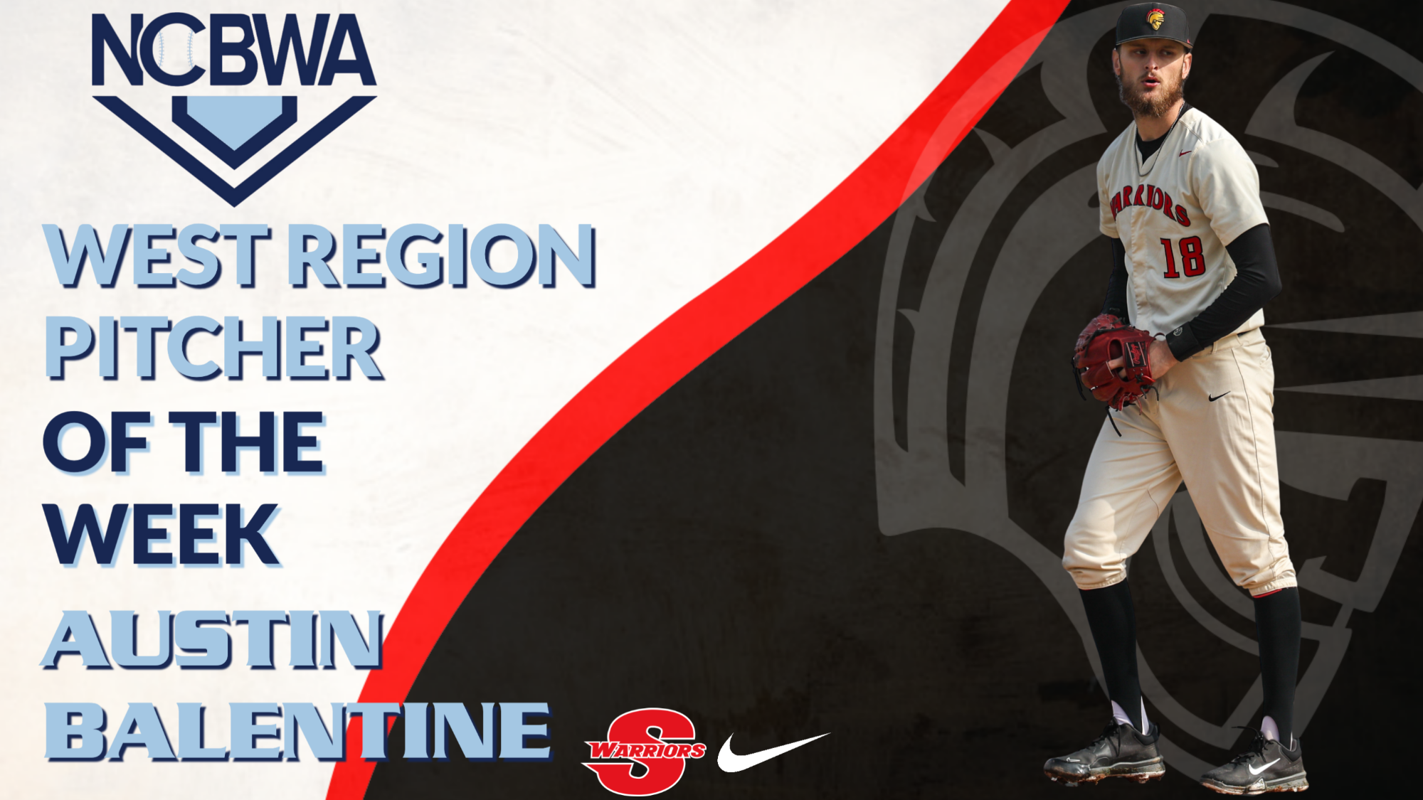Austin Balentine NCBWA Region Pitcher of the Week