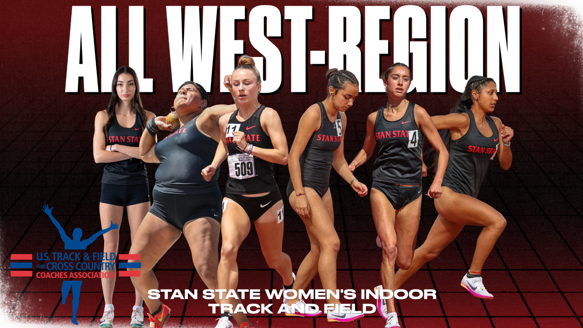 Six Warriors Earn All-West Region Honors