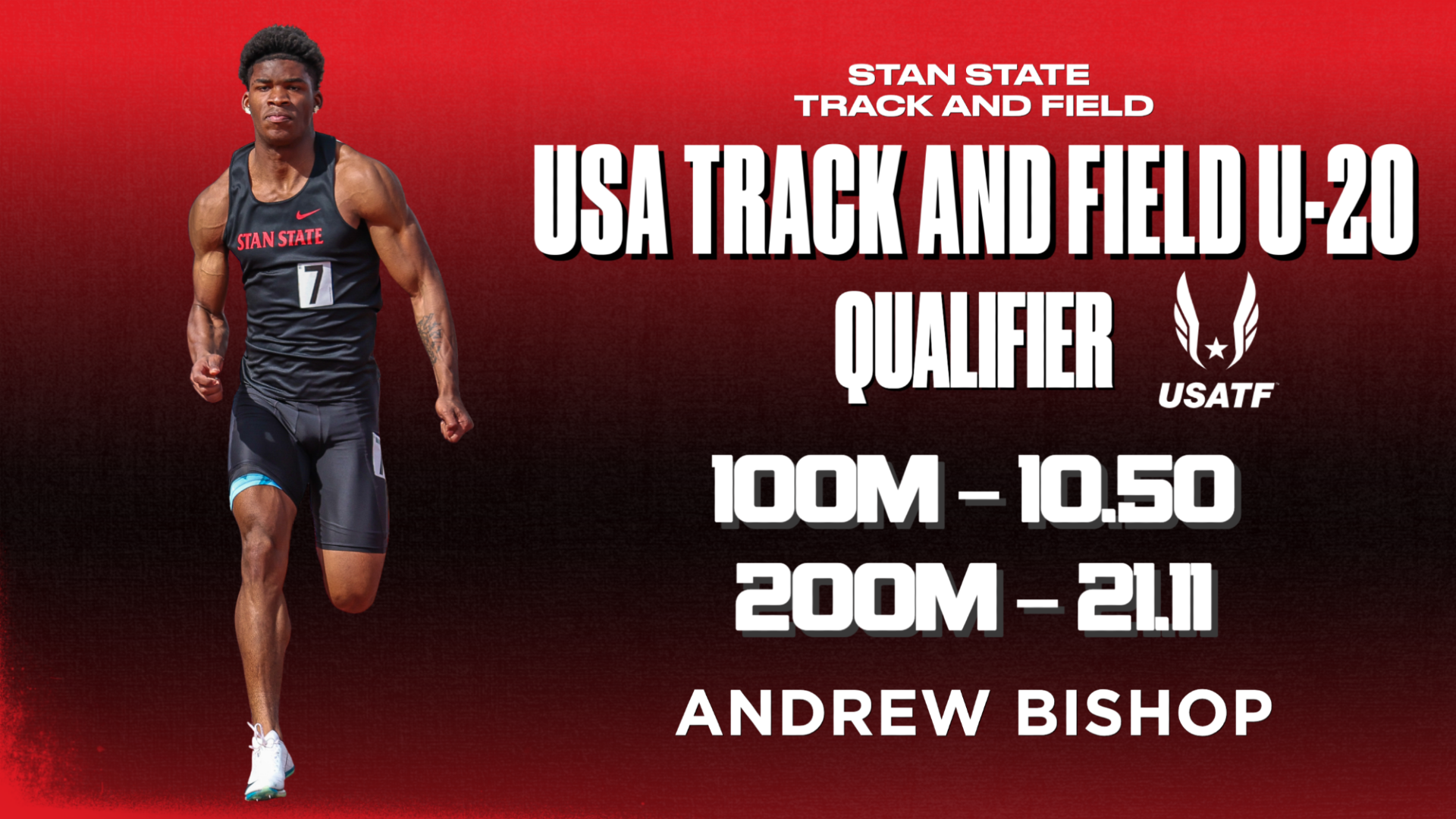 Andrew Bishop Qualifies for USATF U20 Championships