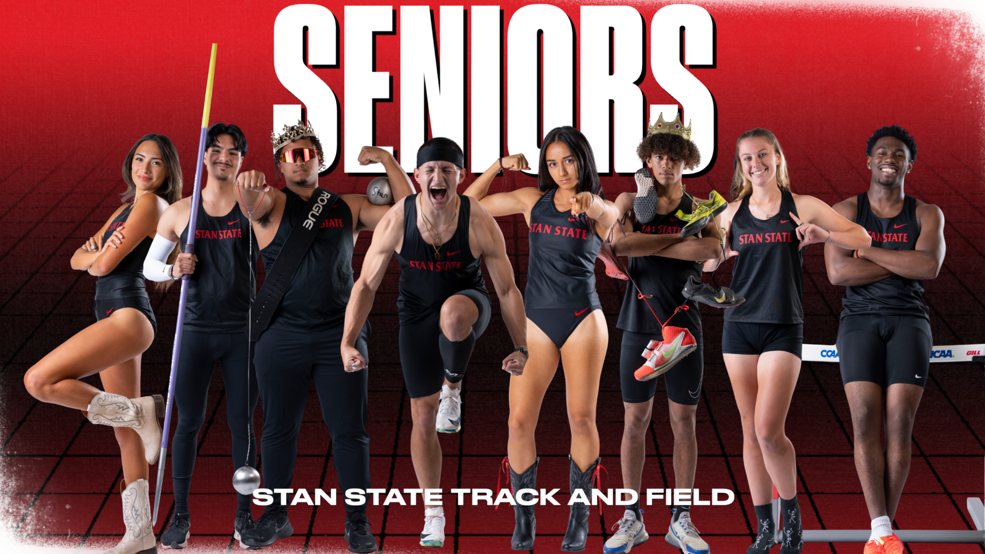 Senior Track and Field Student-Athletes