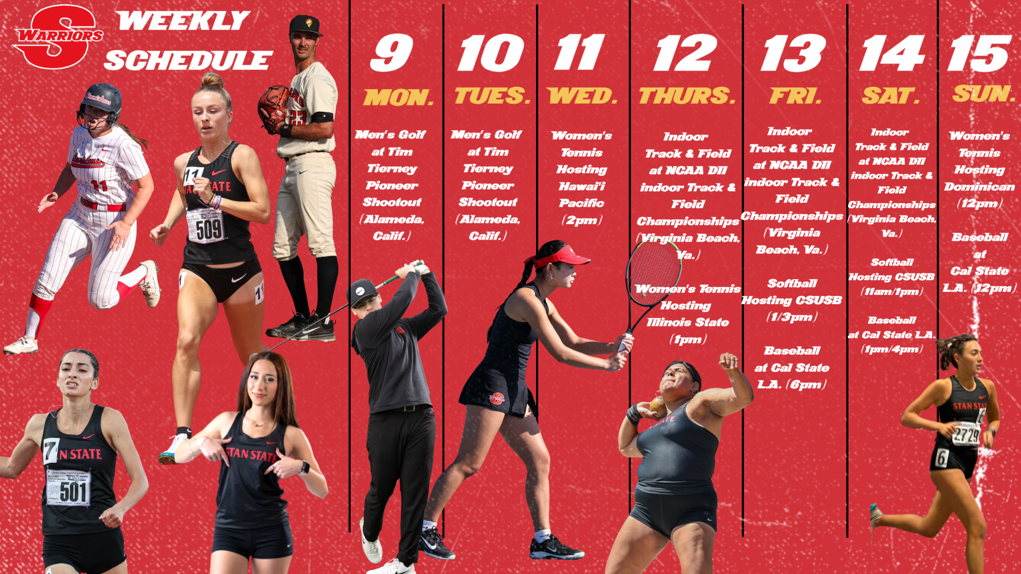 This Week in Warrior Sports