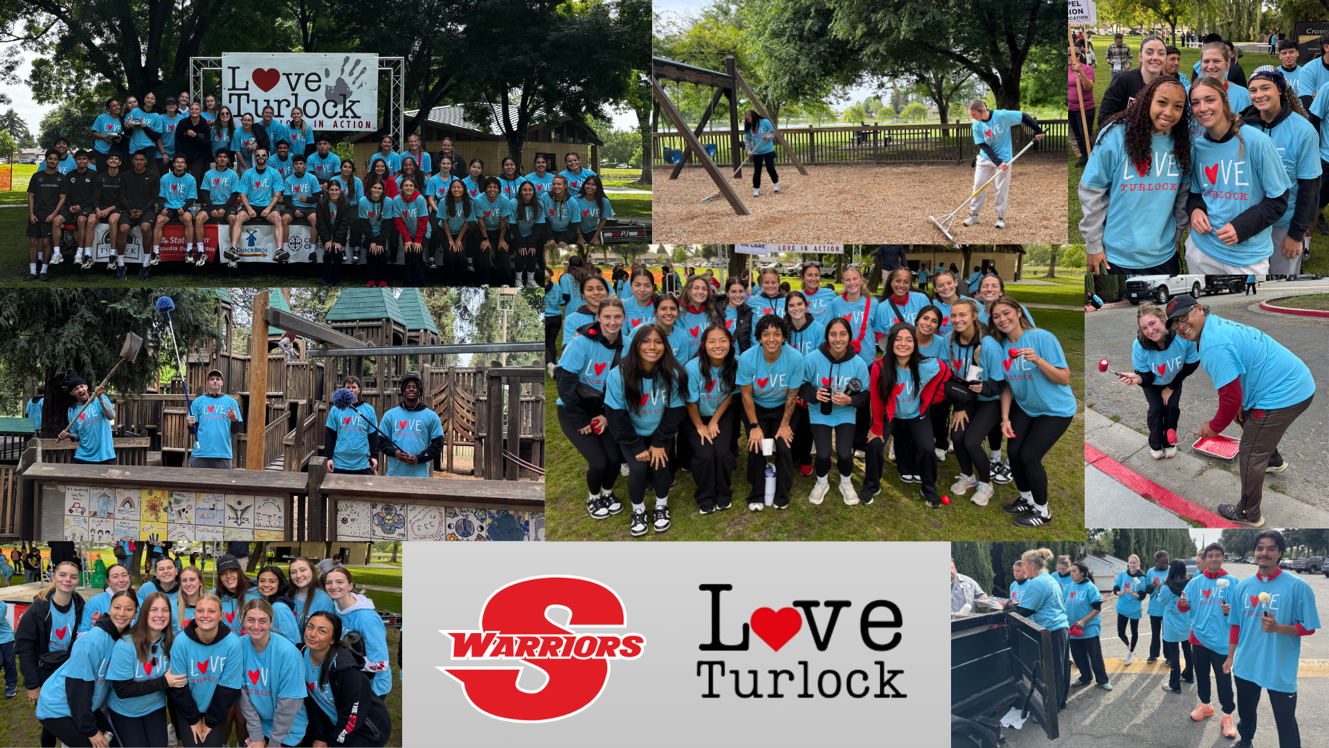 A collage of photos from the event 