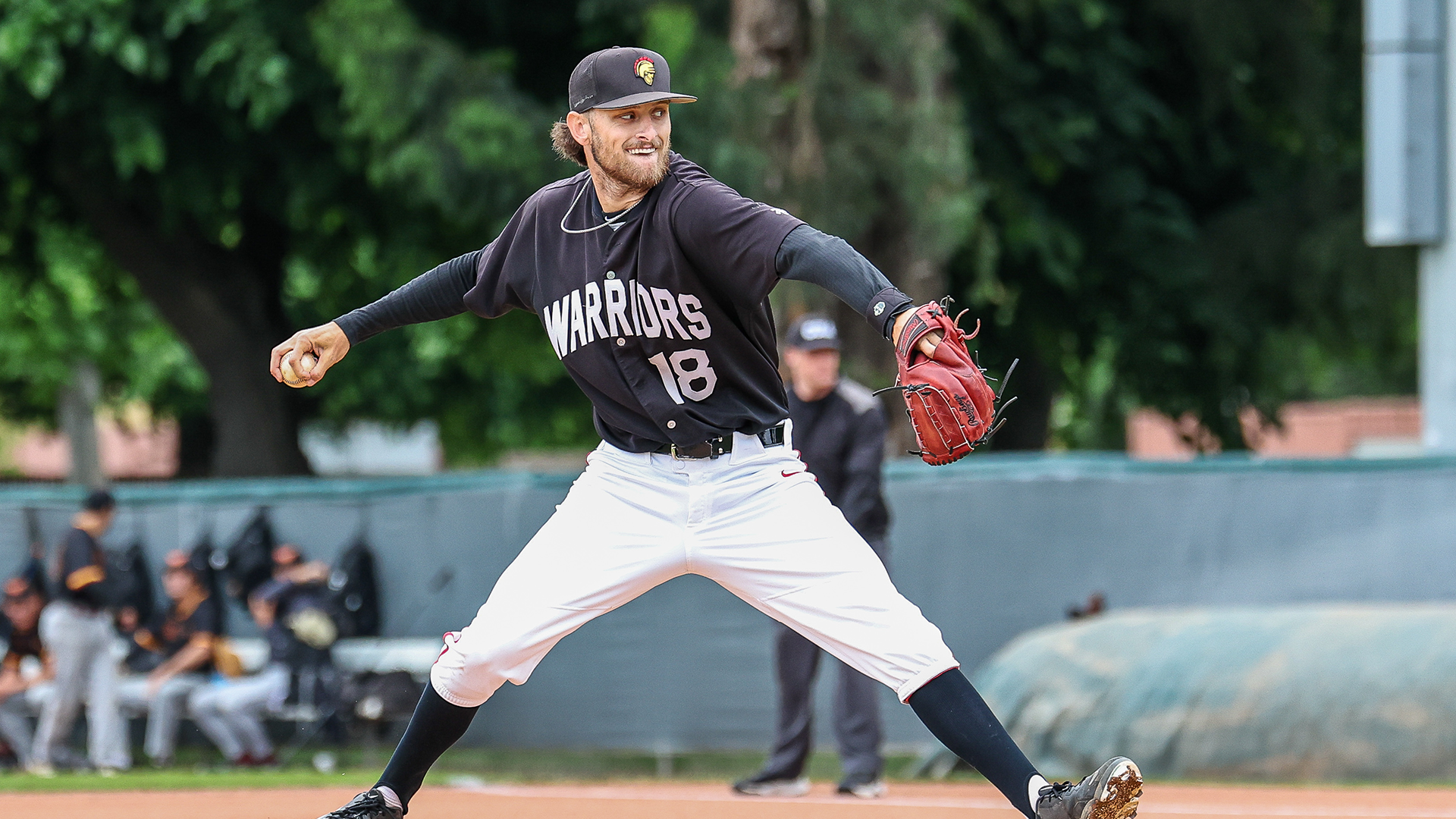 Austin Balentine pitcher in last week's senior day