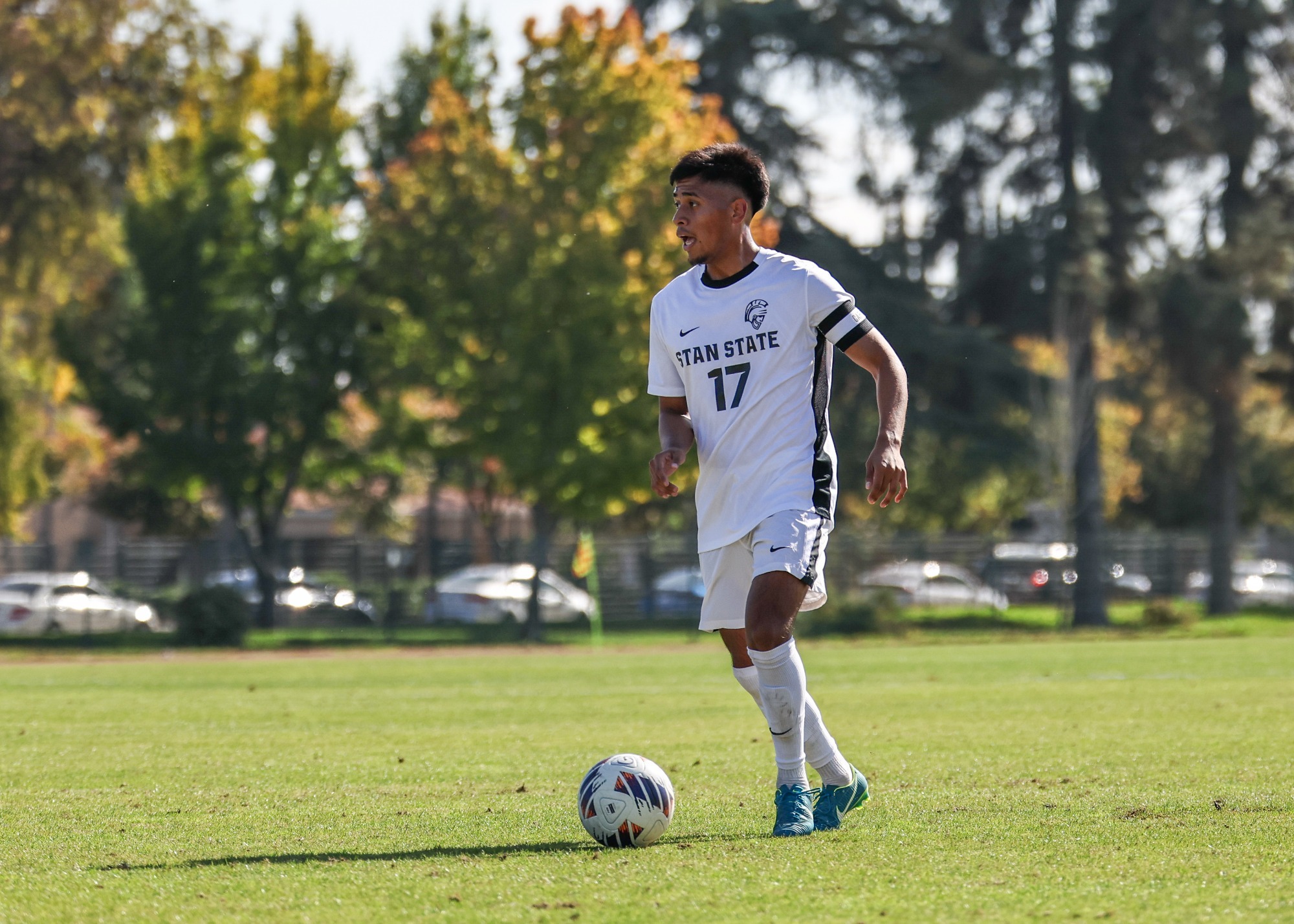Samuel Villanueva at a recent match during this past Fall at home