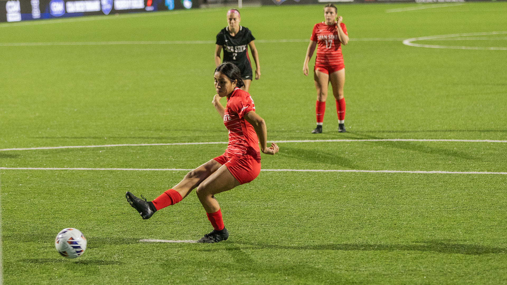 Action shot of Aliah Avila