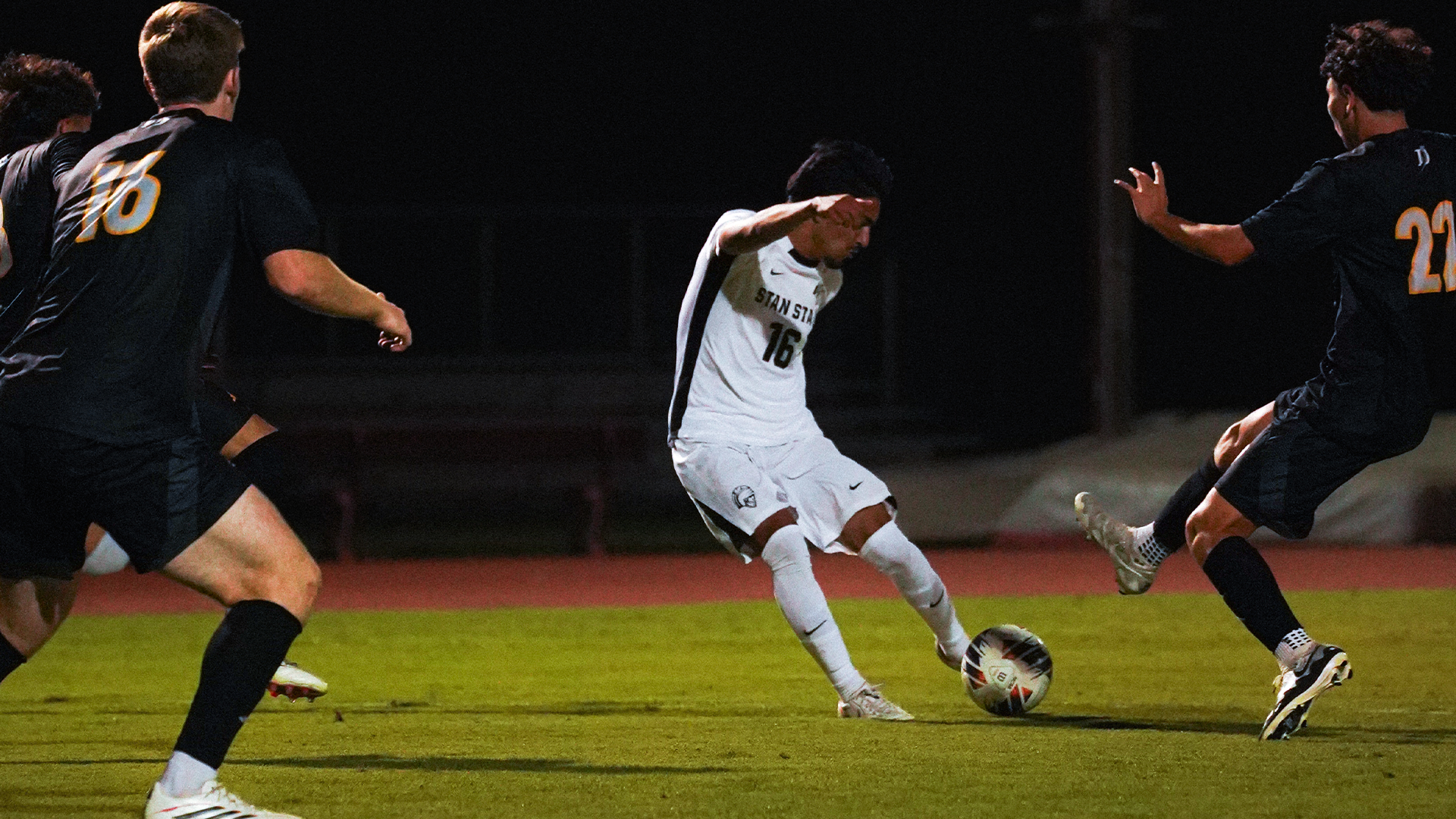 action shot of Hugo Canedo