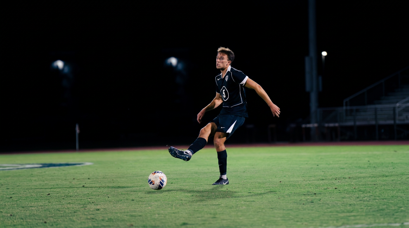 action shot of Eric Reis