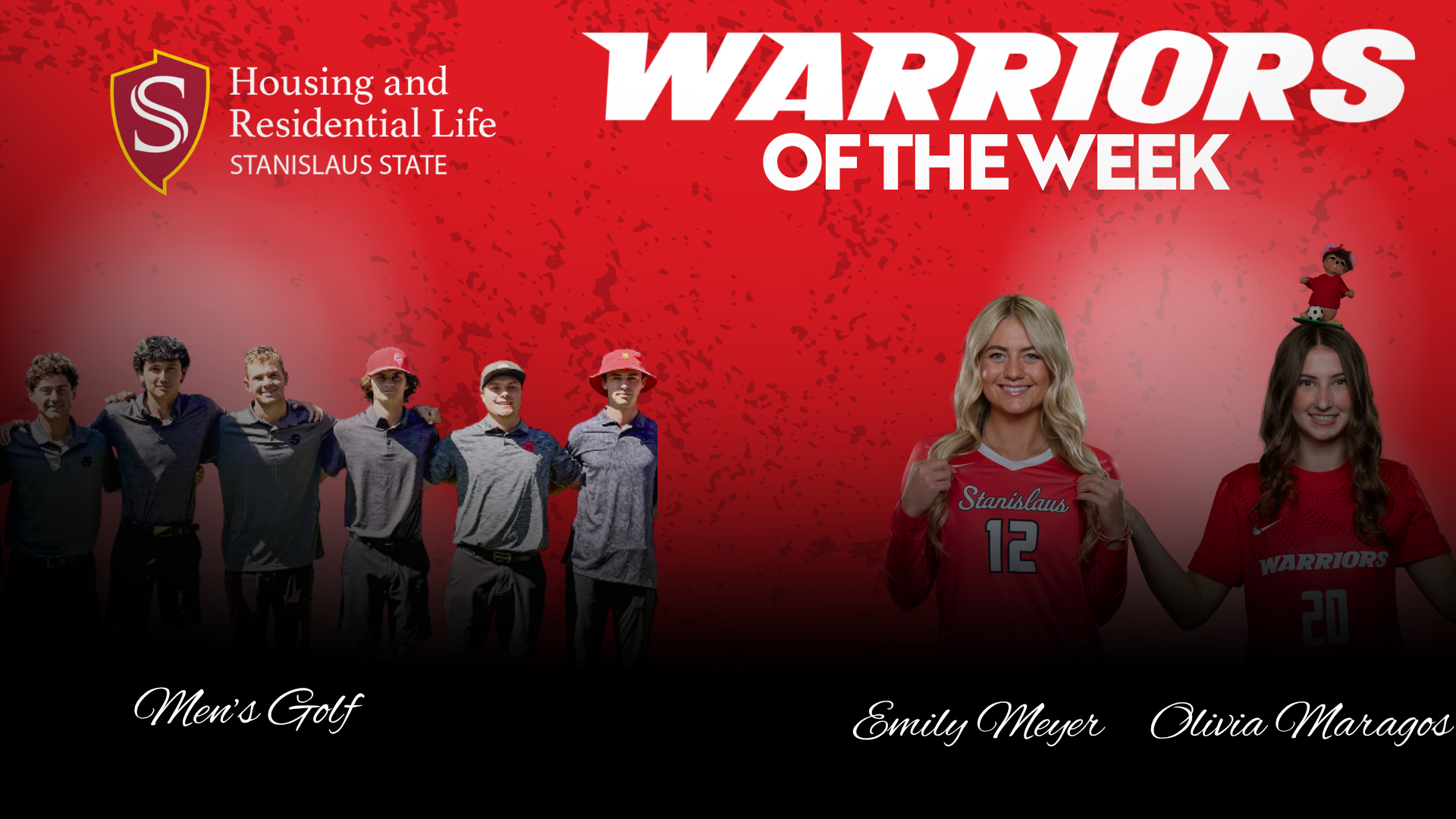 photo of this week's Warriors of the Week