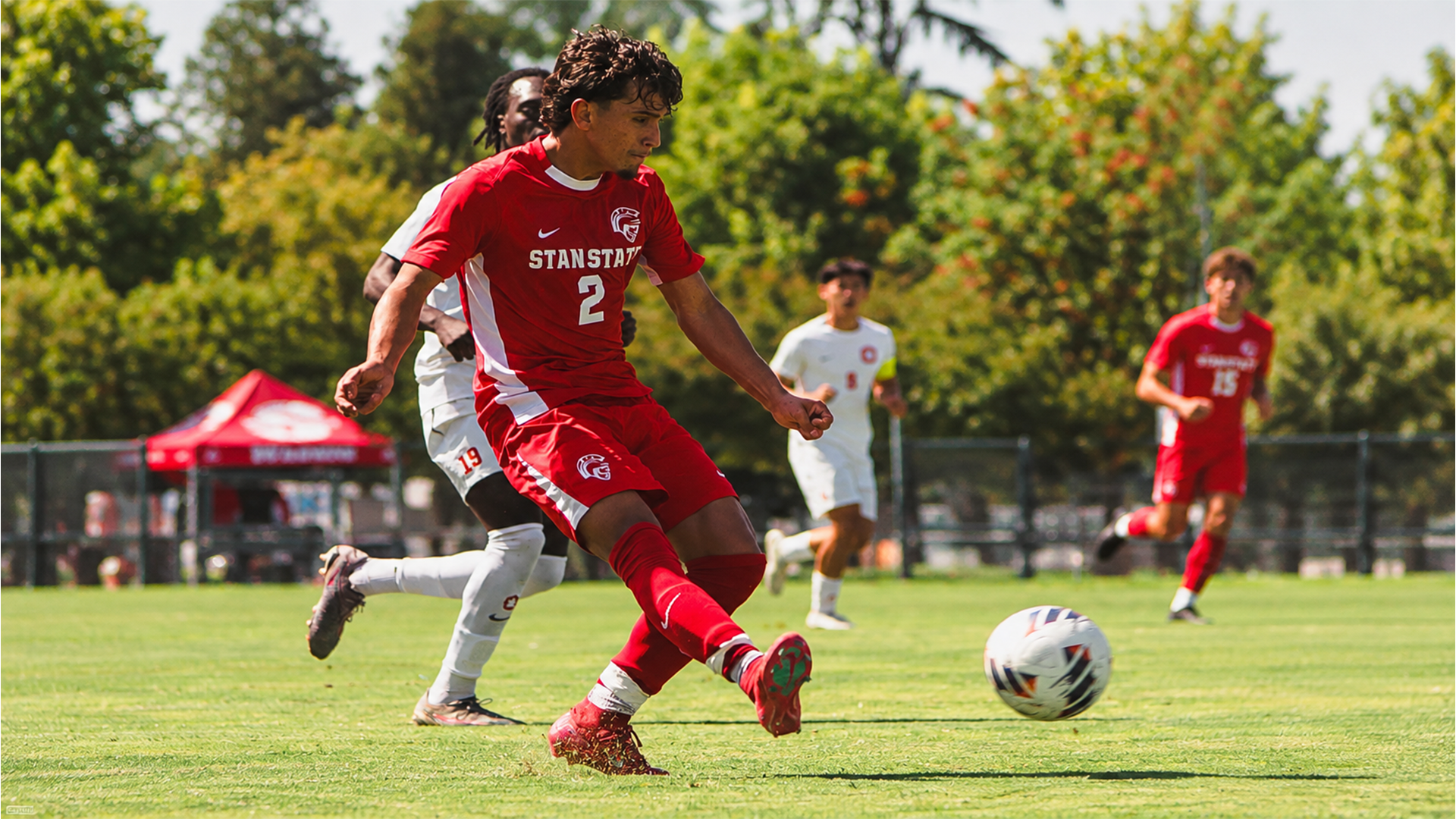 action shot of Christian Brenes