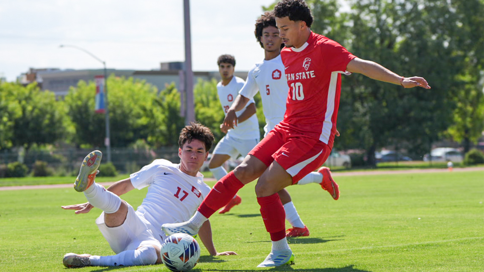action shot of Adrian Yepez
