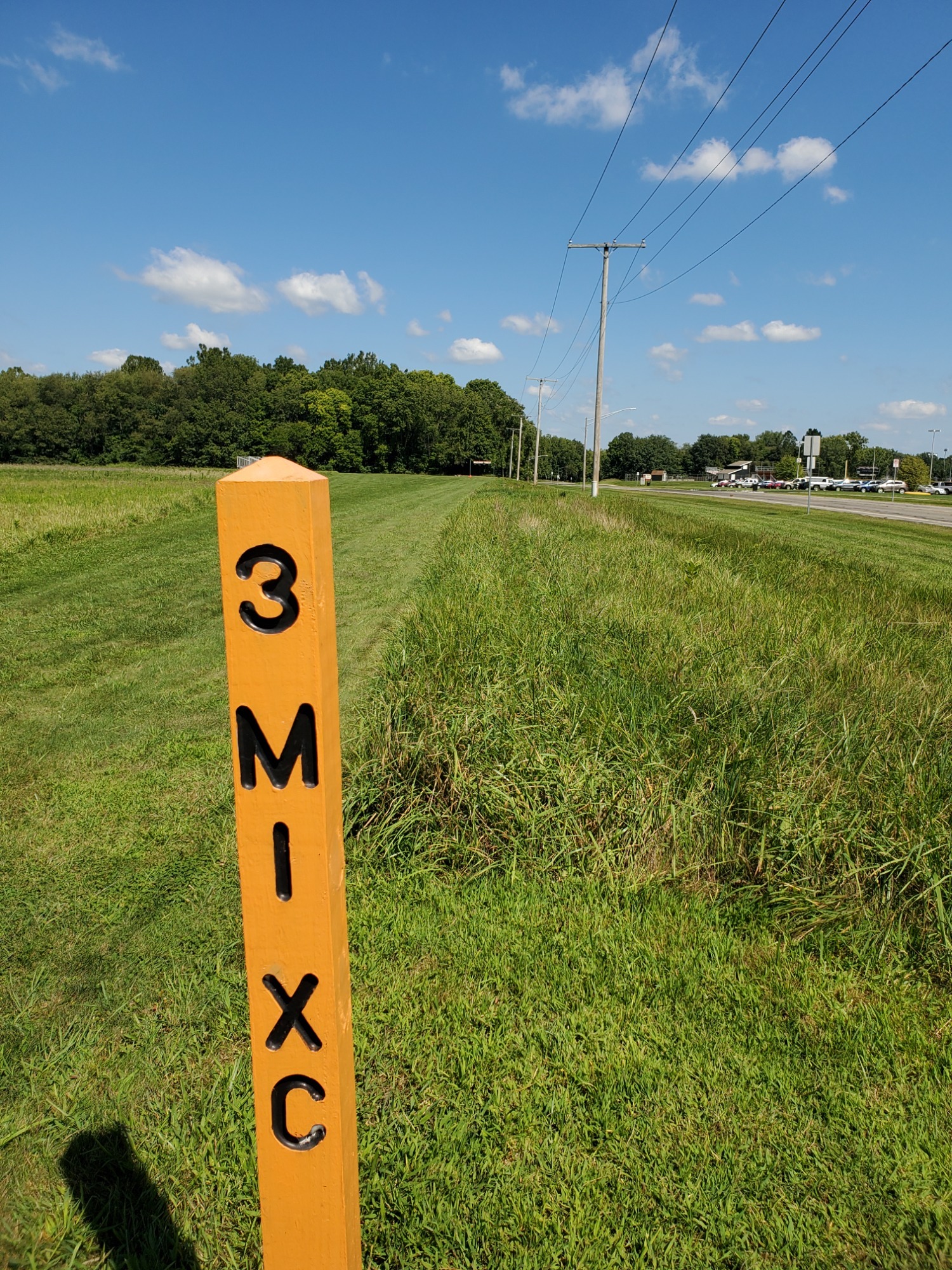 G B XC 3 mile marker