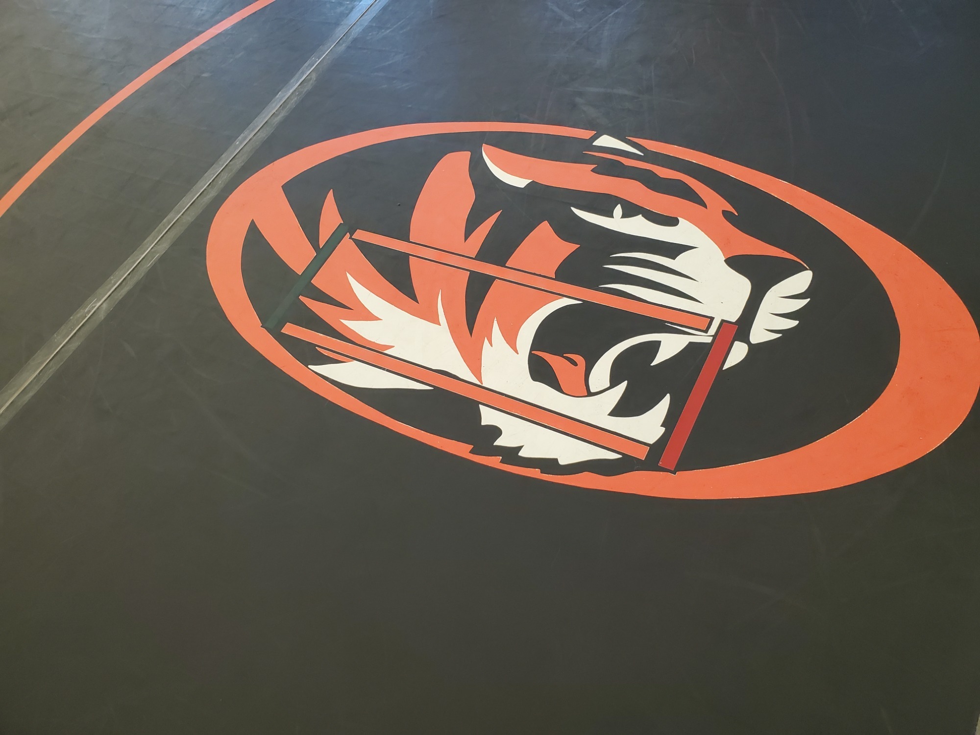 wrestling mat logo