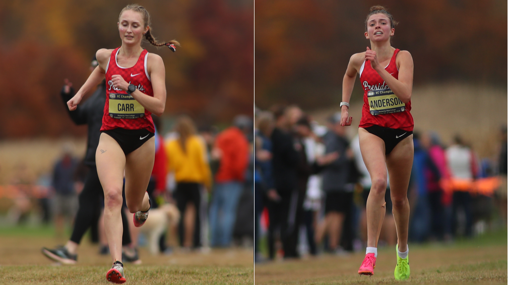 Cassie Carr and Claire Anderson made history for W&J Women's Cross Country by both qualifying for the 2023 NCAA Championships