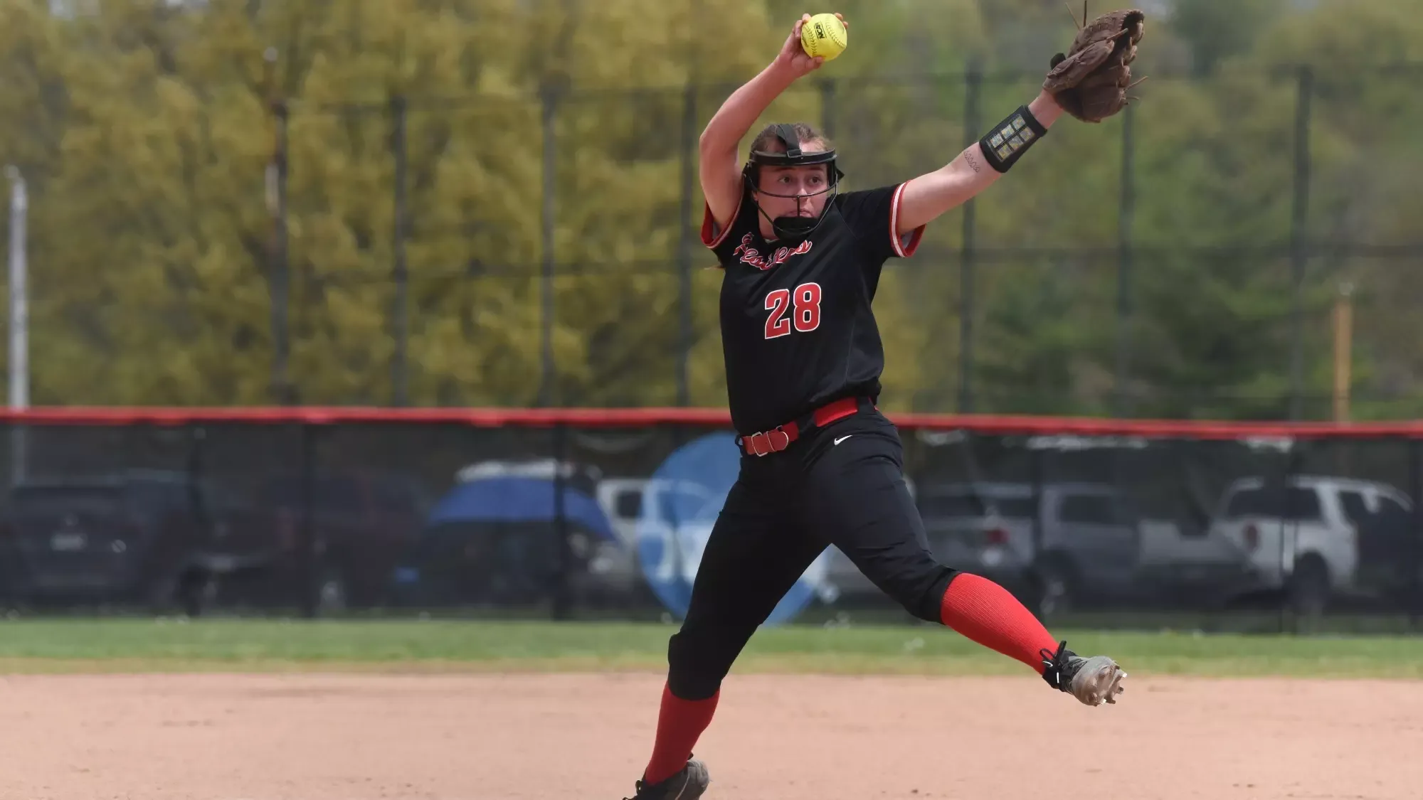 KAYLEE WITNER THROWS A PITCH HOME IN A 2024 GAME VS. BETHANY 1