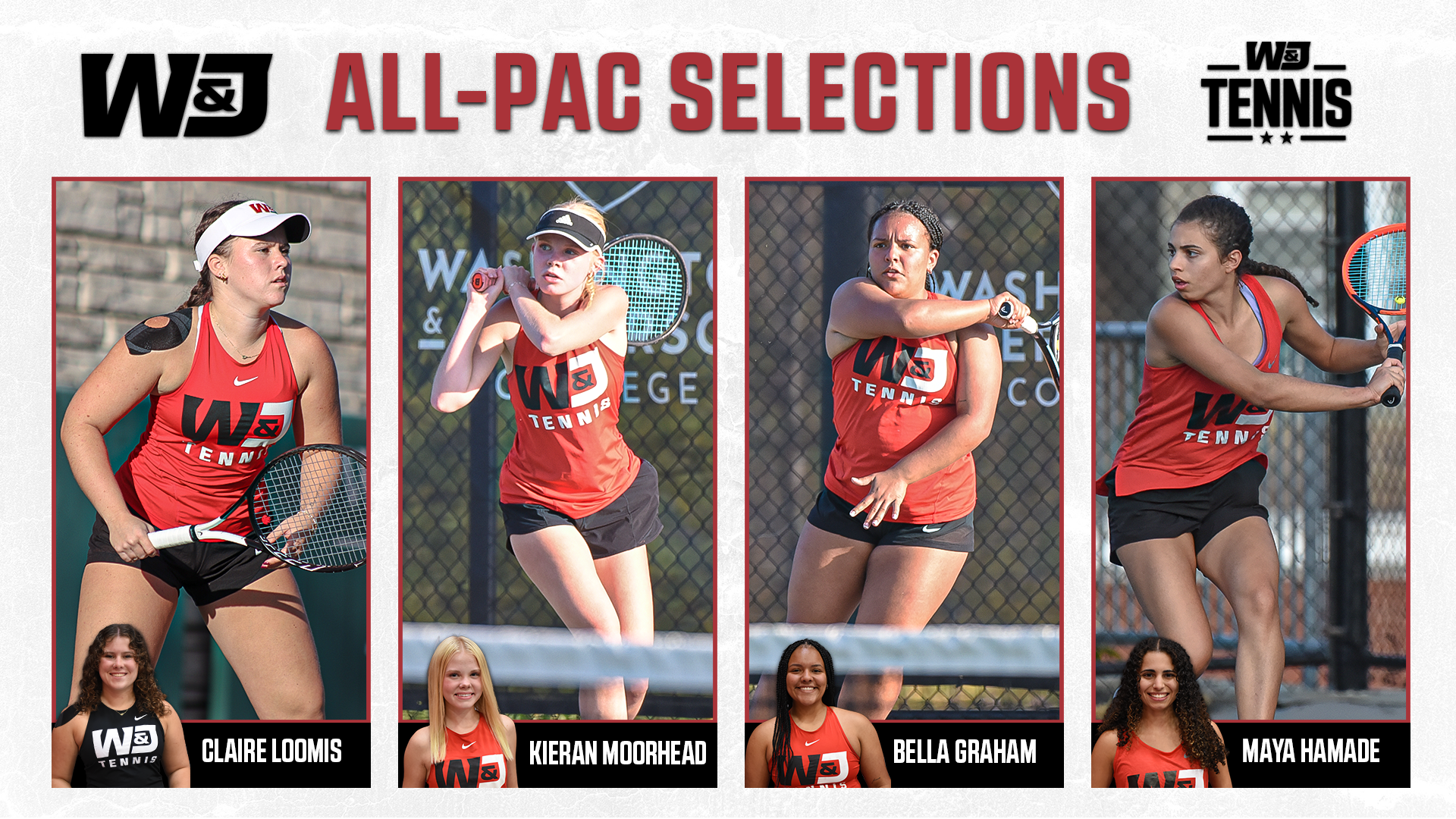 2025 All-PAC WTEN Selections Graphic