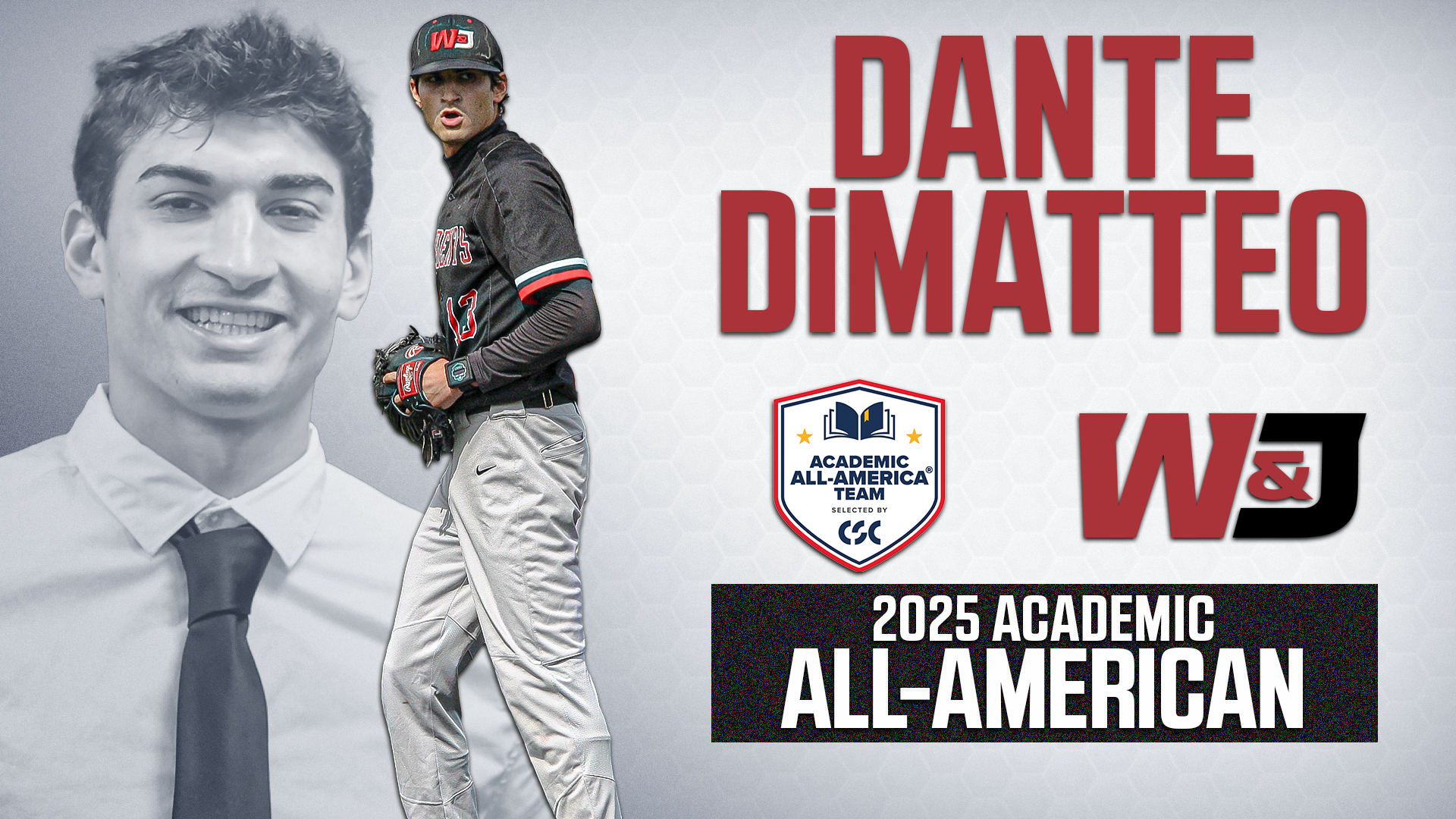 Dante DiMatteo Academic All-America Graphic