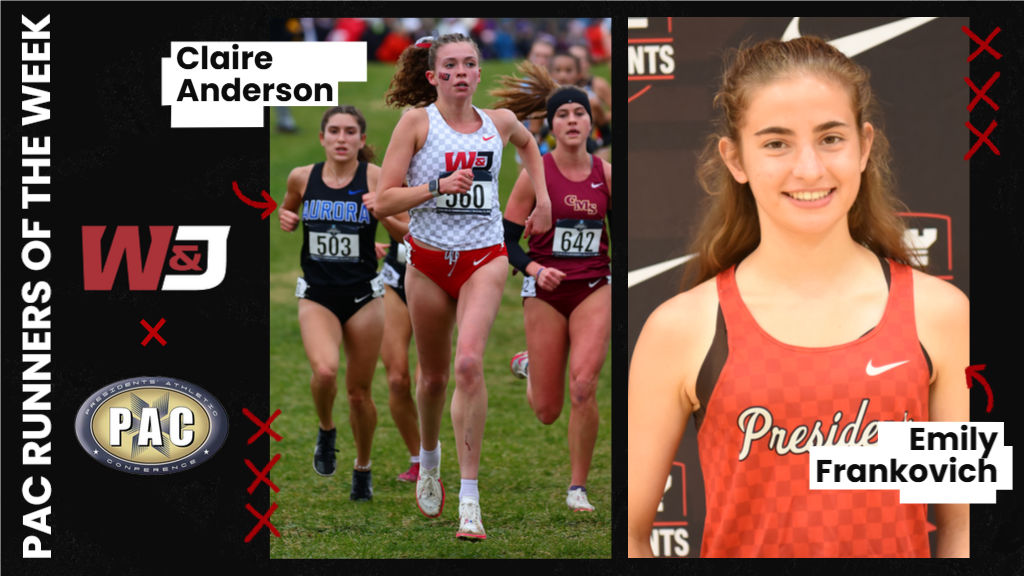 PAC Women's Runners of the Week (9/9/25)