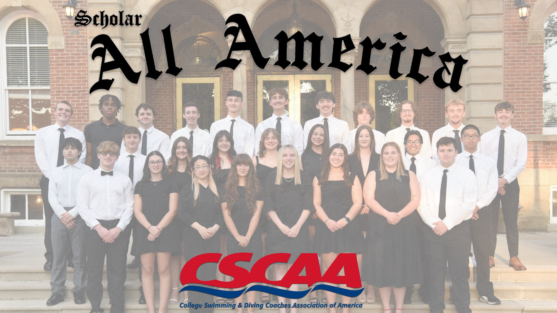 CSCAA S&D Scholar All-America 2025 Fall