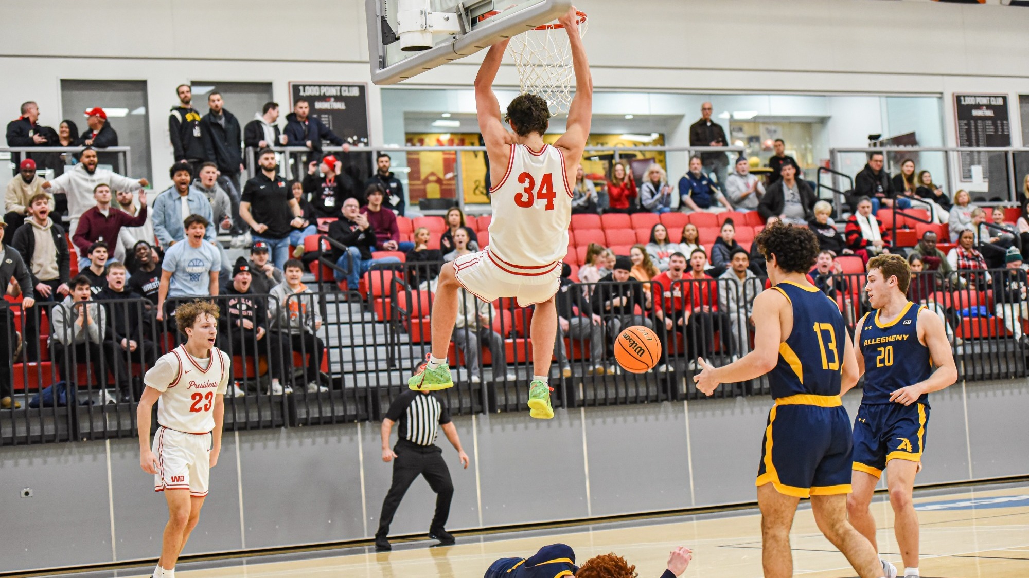 Nathan Plotner Dunk vs Allegheny 2025-26