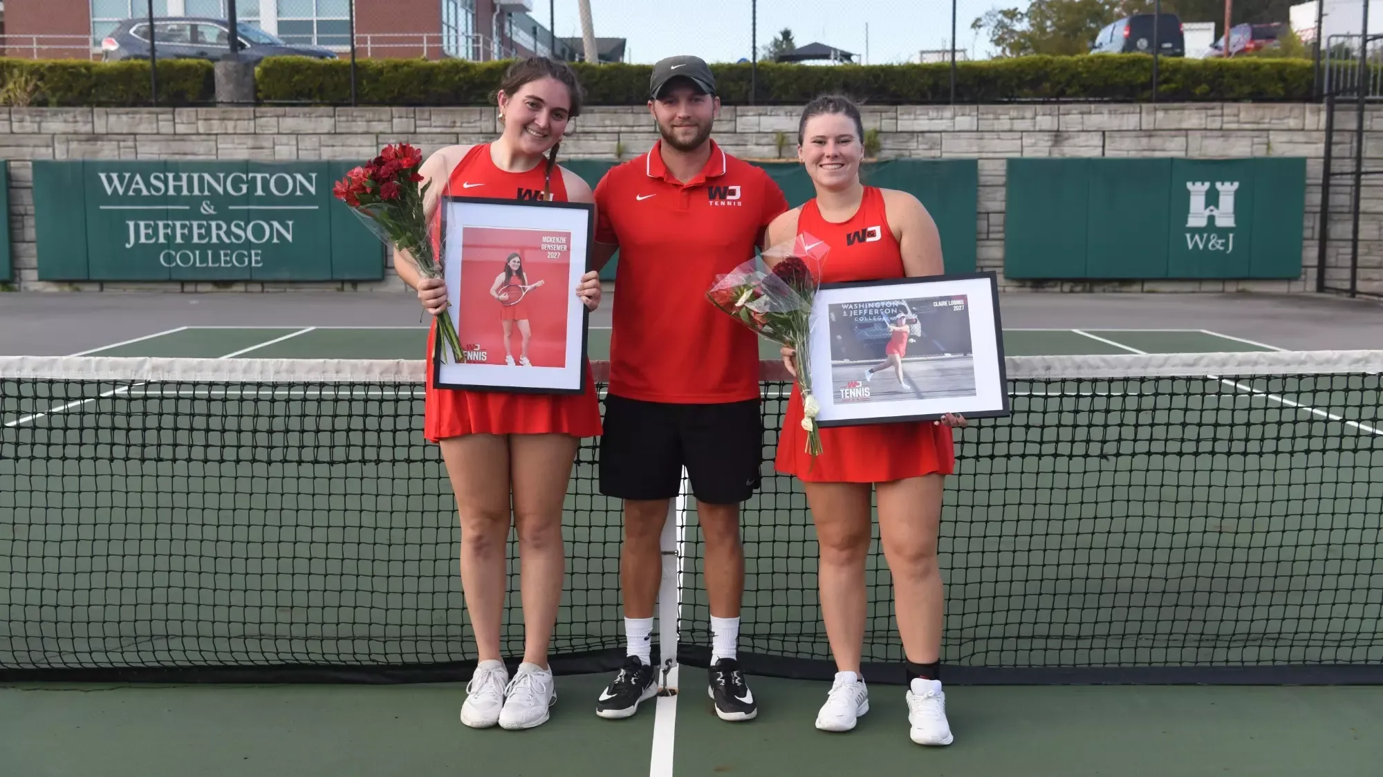 2026-27 Women's Tennis Seniors with Coach Lynch 
