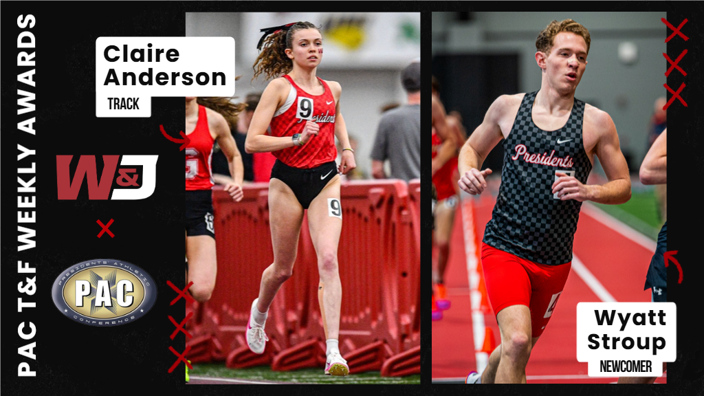 Anderson and Stroup T&F Athletes of the Week Graphic (2/10/26)