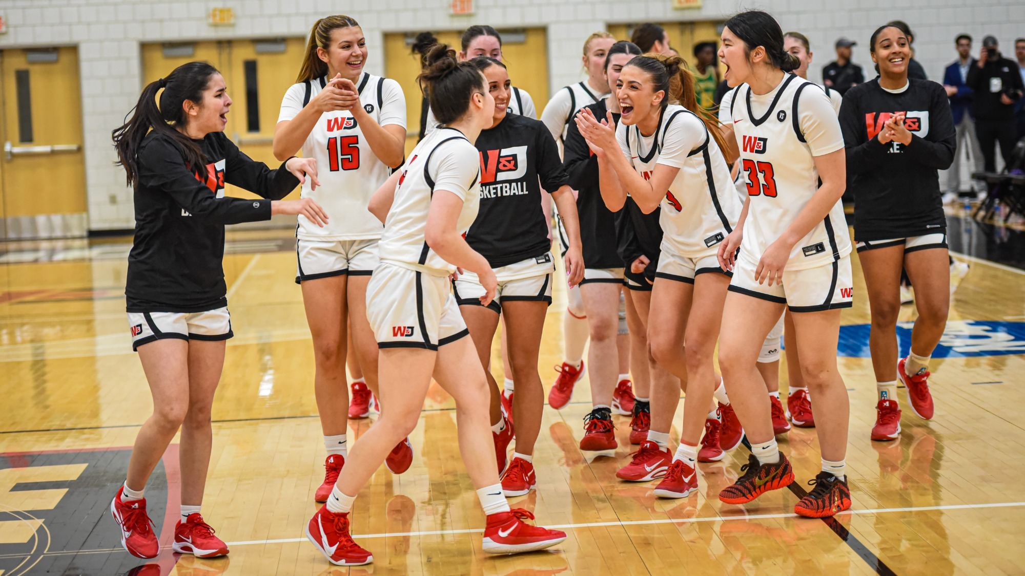 Women's Basketball after defeating Chatham in the 2025-26 PAC Semifinals
