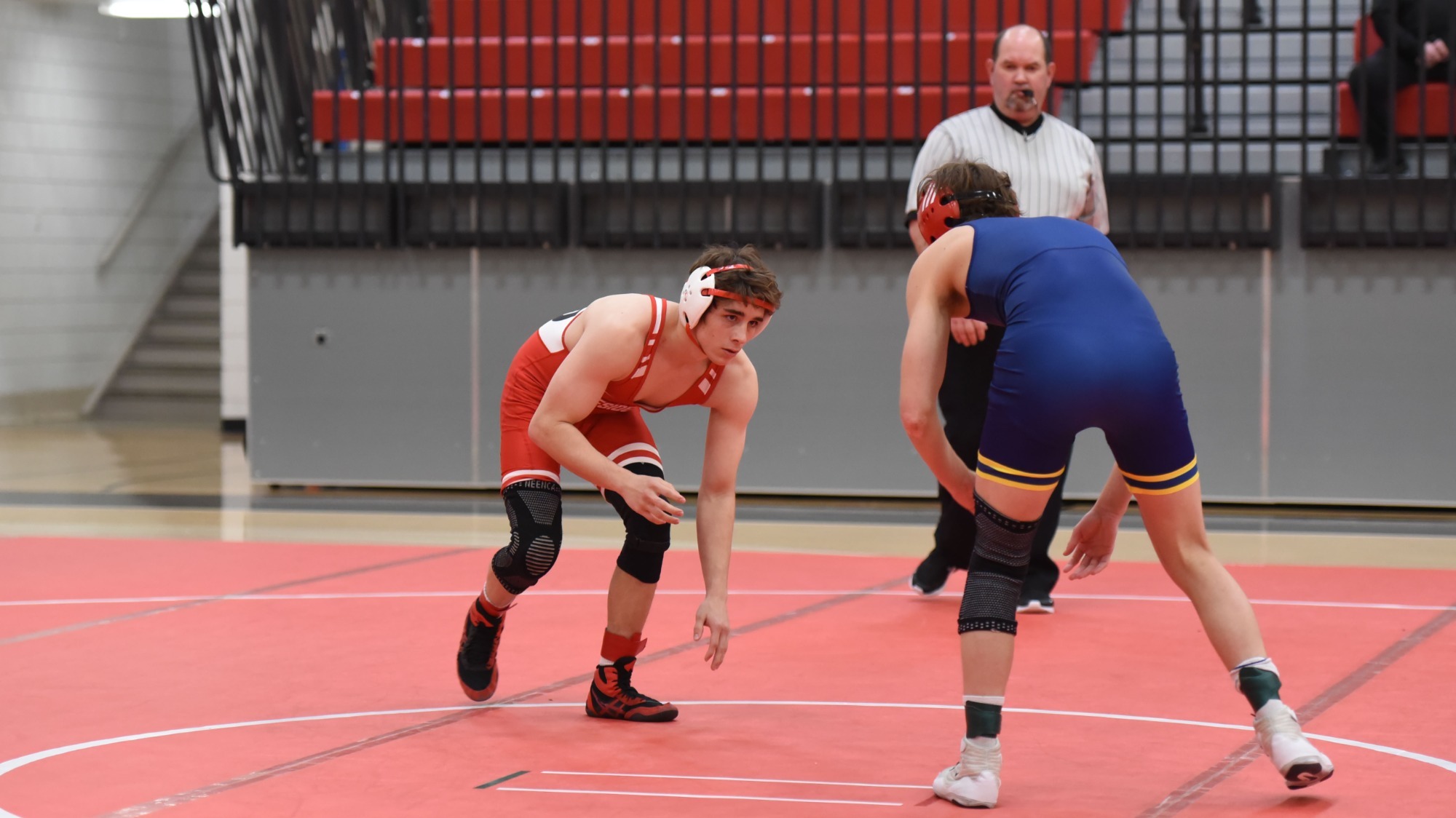 Holden DuBois in action on Senior Day in 2026